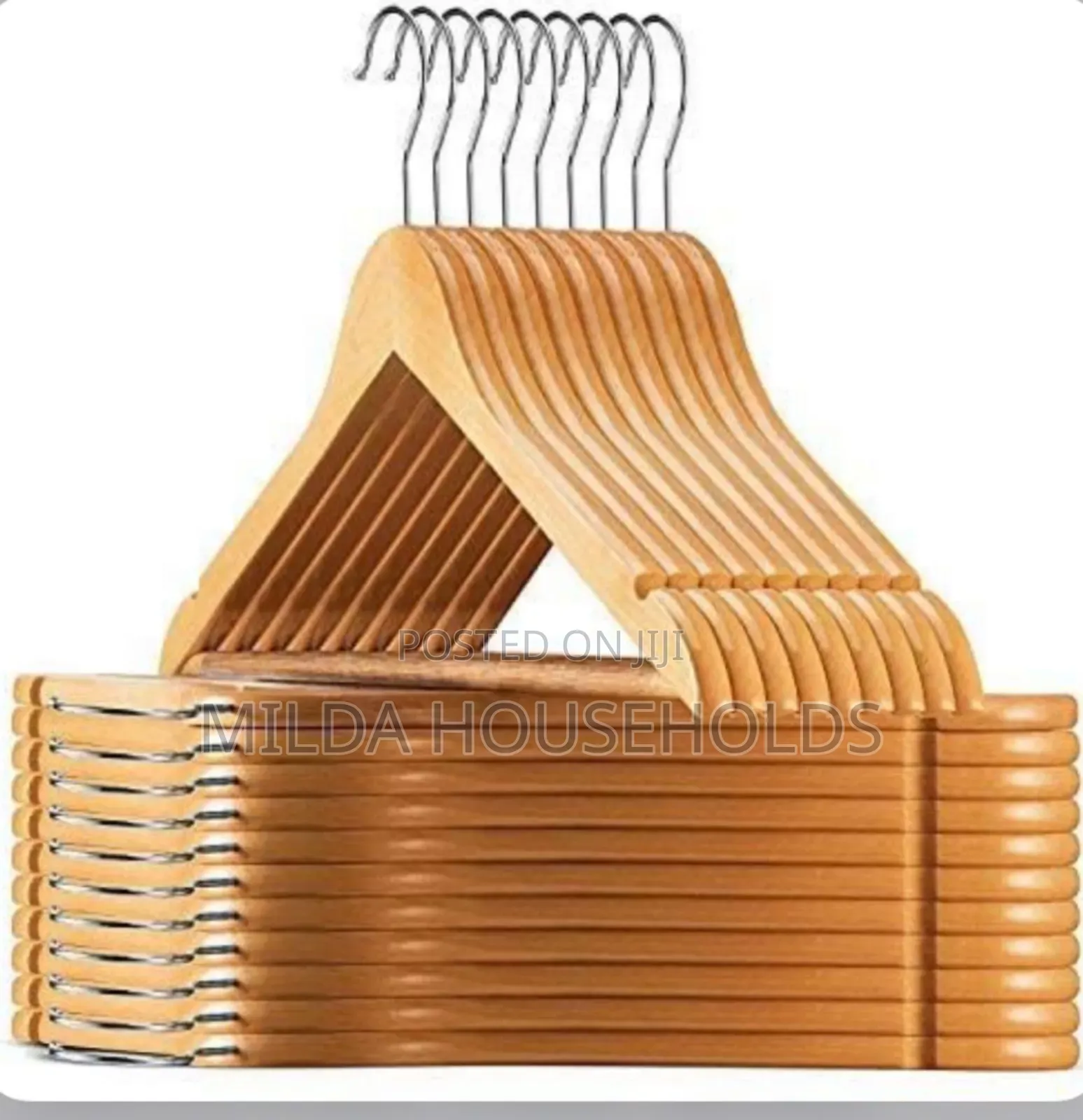 *10pcs Wooden Clothes Hangers