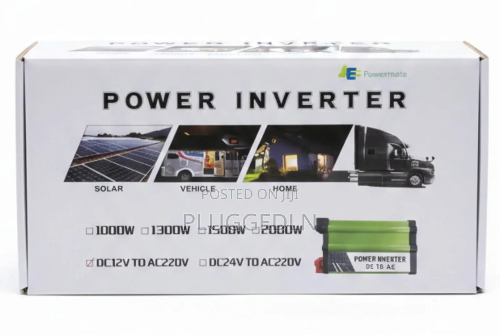 Powermate 1000w Power Inverter-Convert Dc Power Into Ac