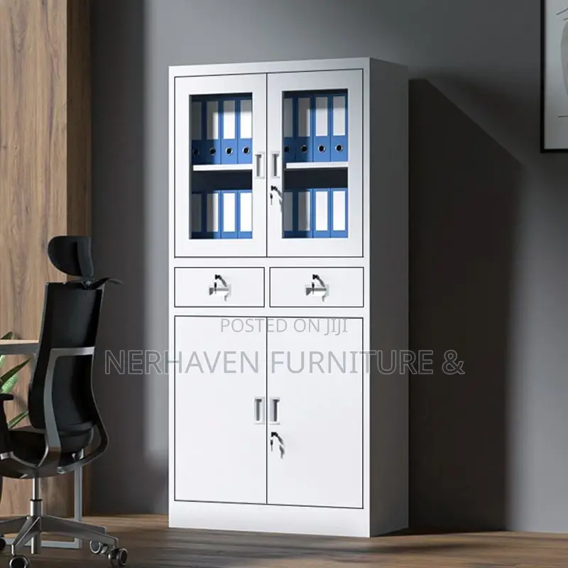 2-Door Steel Lockable Filing Cabinet
