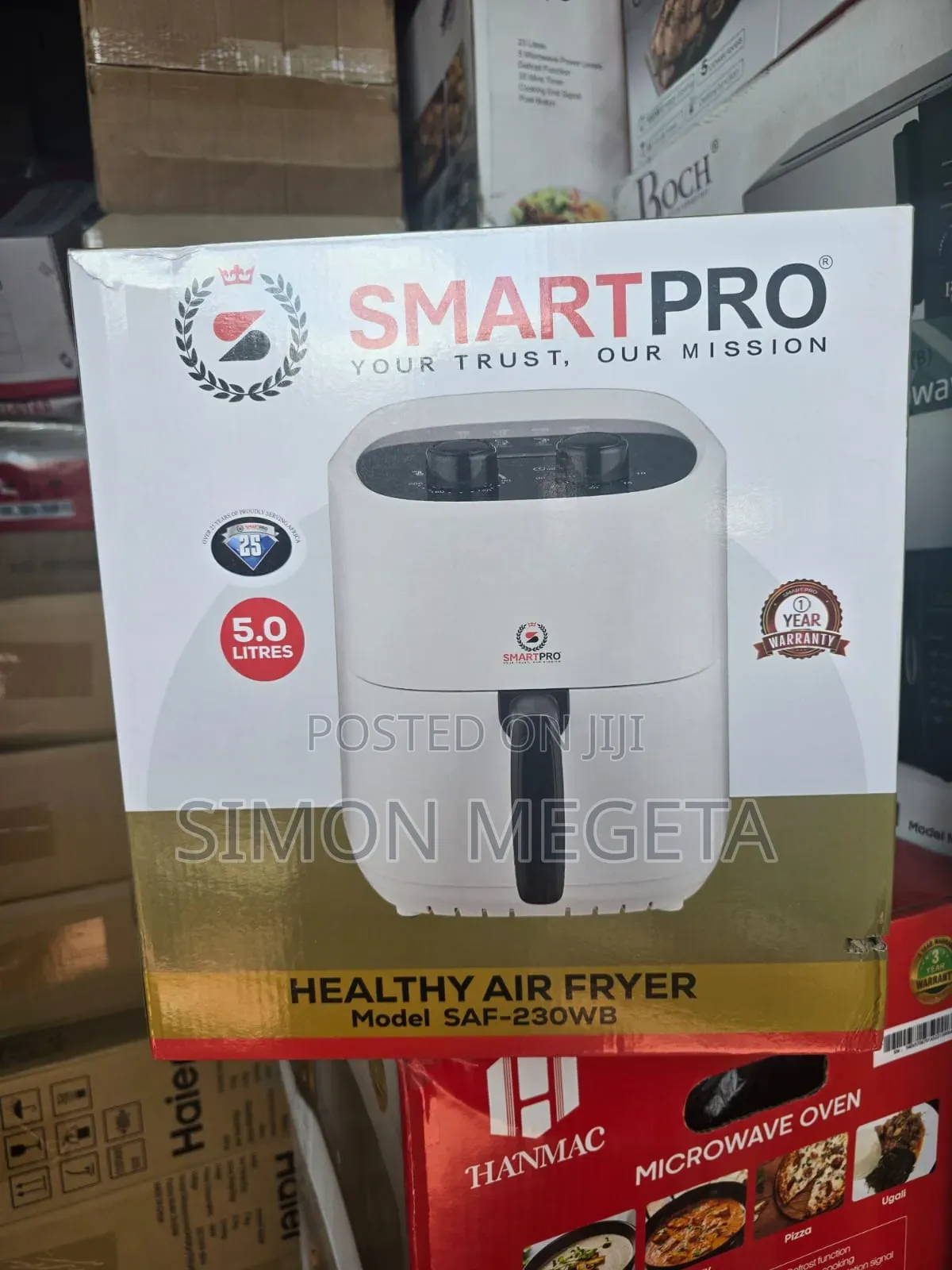 Smart Pro Digital Air Fryer Smart 5 Litres