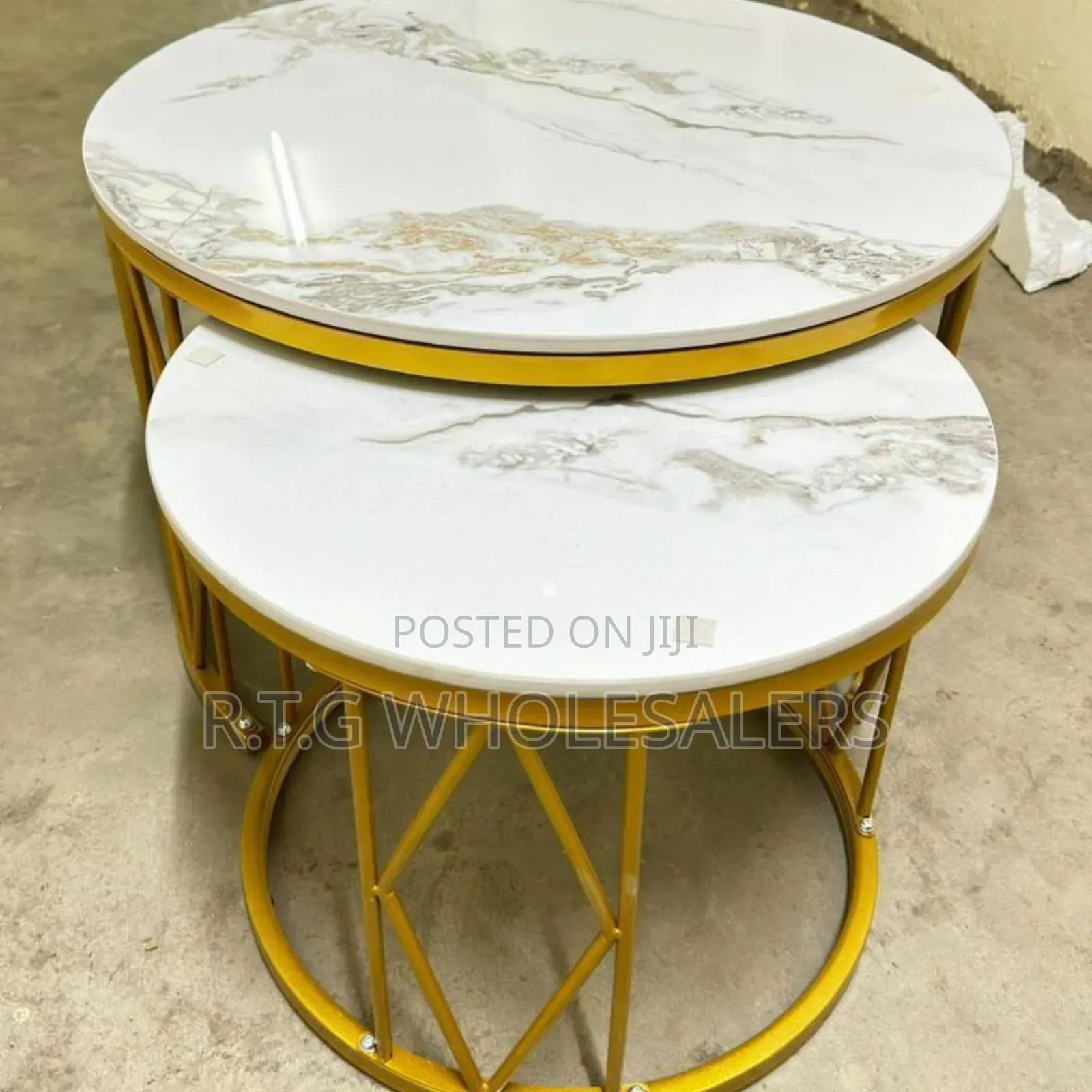 Modern Luxury 2‐In‐1 Marble Nesting Tables – Elegant Design