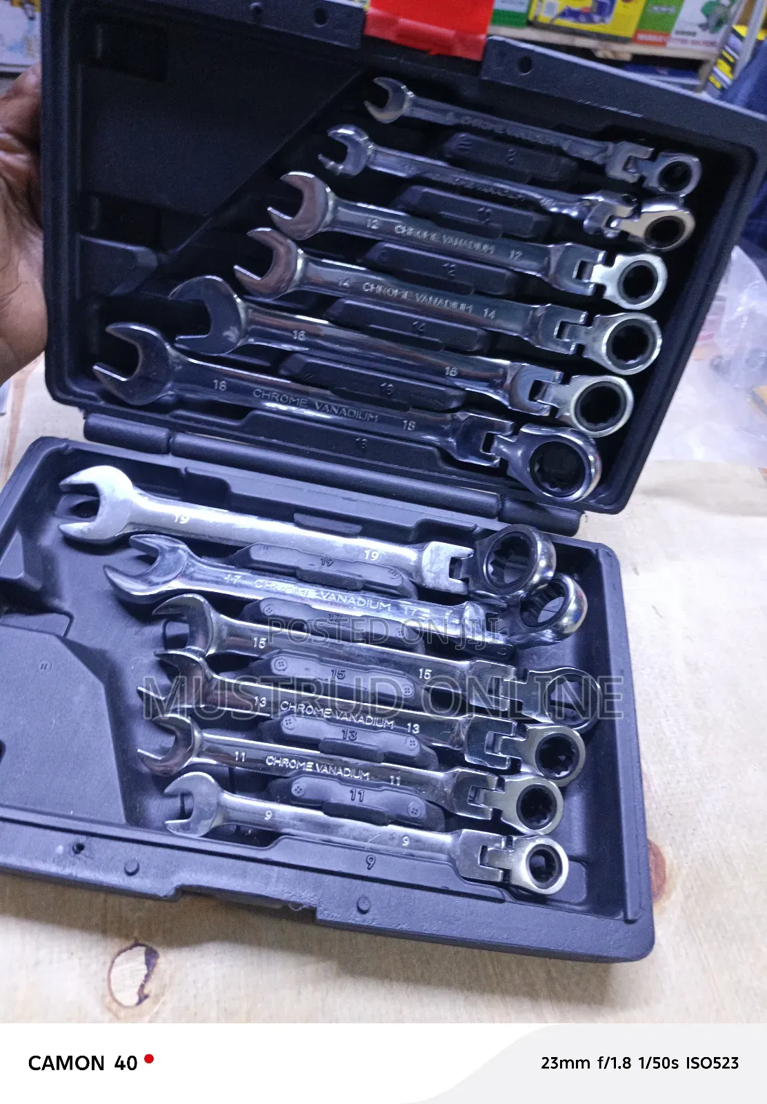 Chrome Vanadium Spanner Set