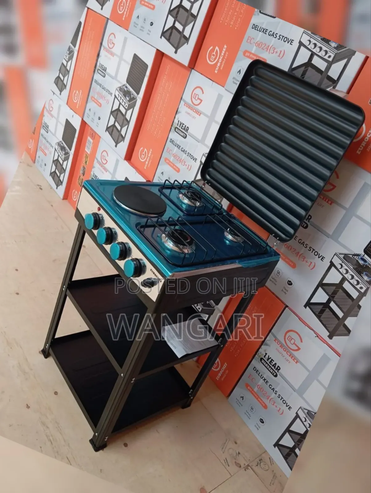 Eurochef 3+1 Cooker With Shelves