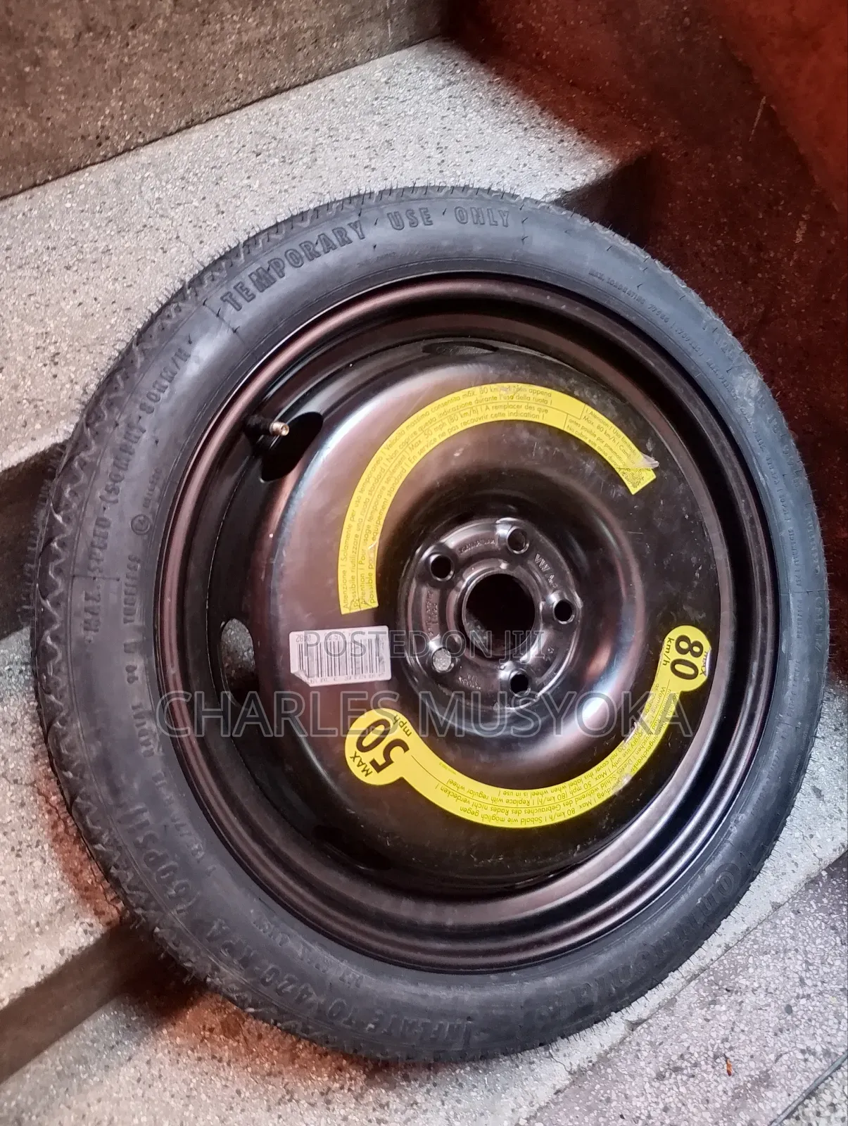 Donut Sparewheel,Dammy Tyre Size 17"18"19 for Vw ,Audi, Mercedes Etc