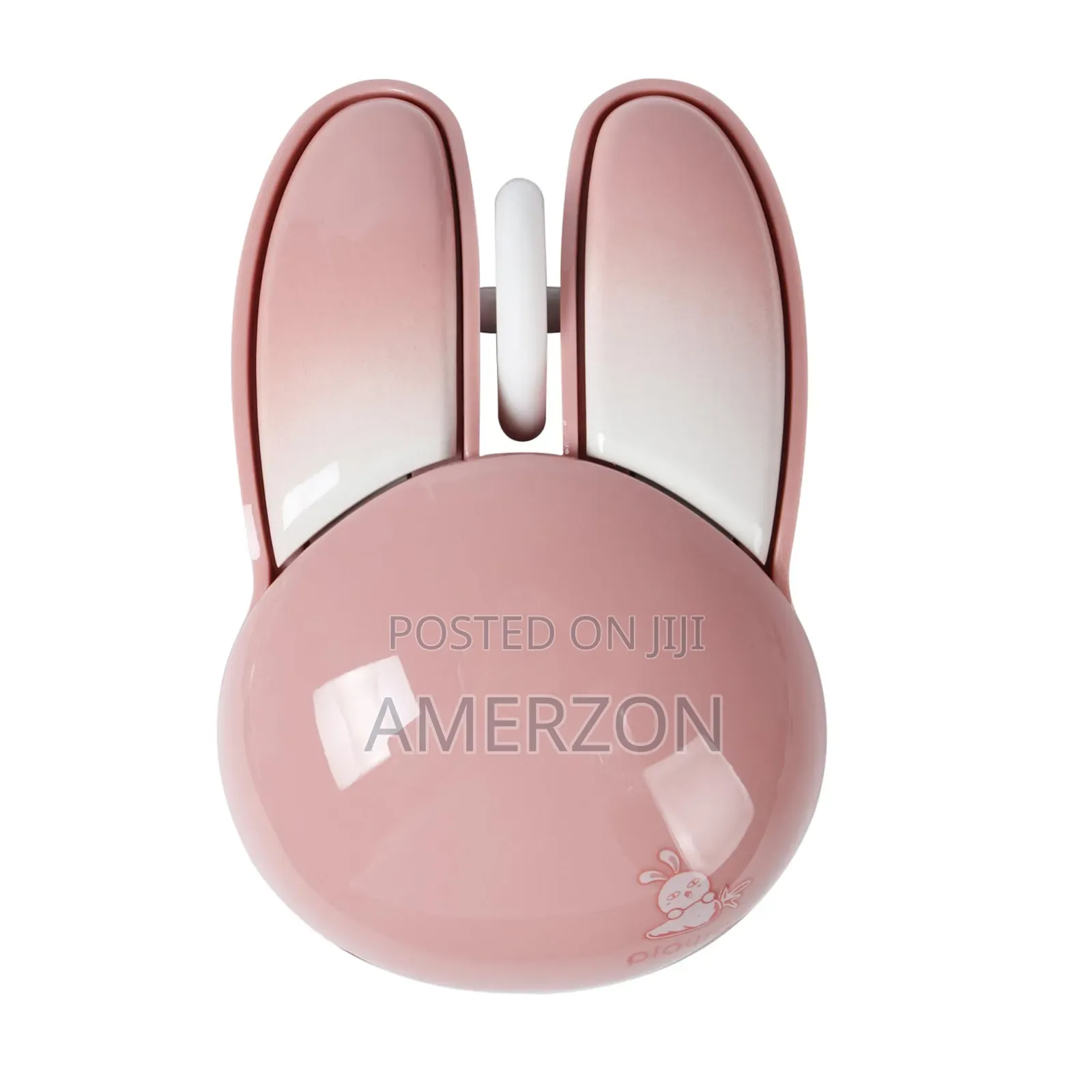 Wireless Mouse, Cute Bunny Bluetooth Dual-Modes, Pink, Unisex