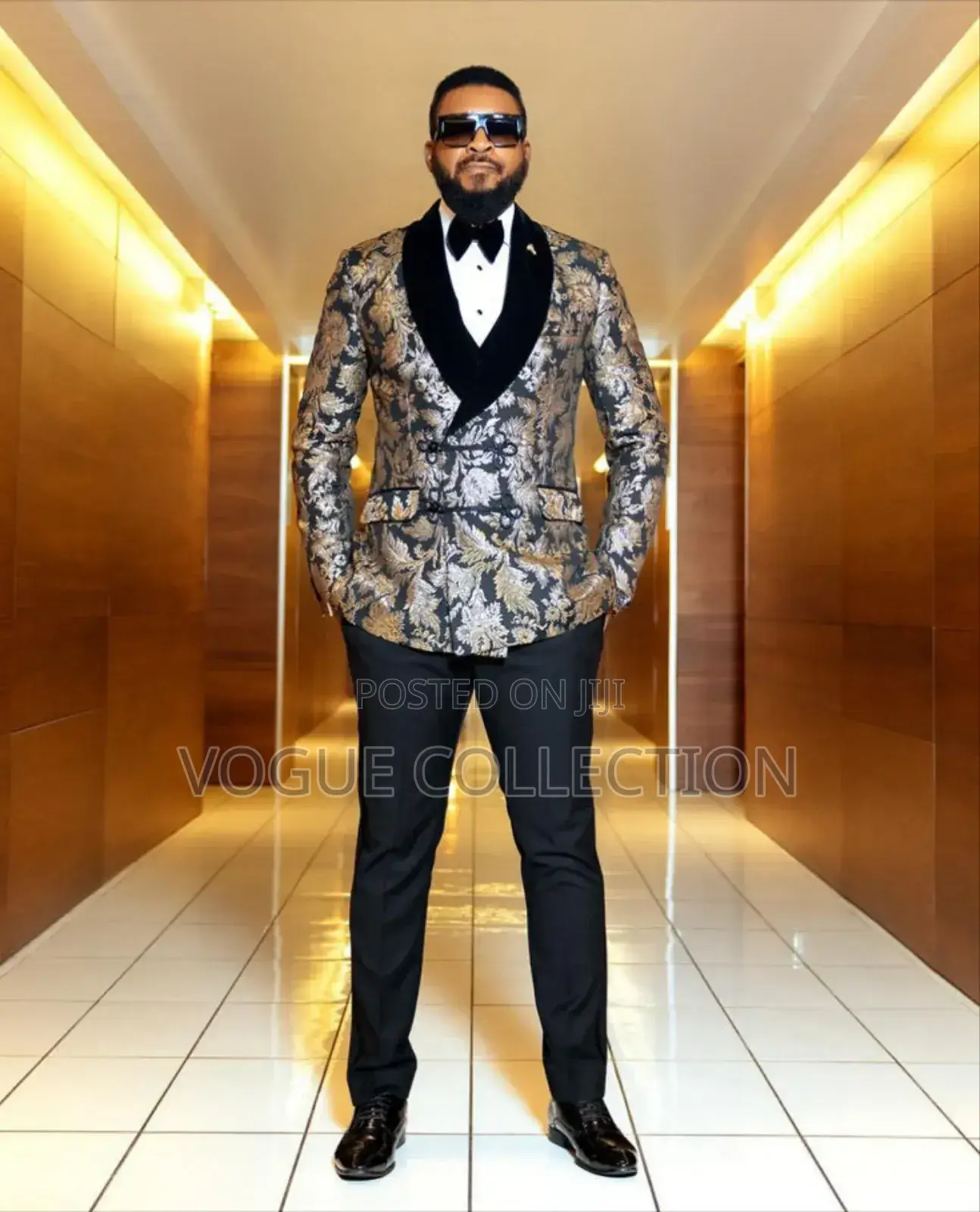 Flowered Official Suit