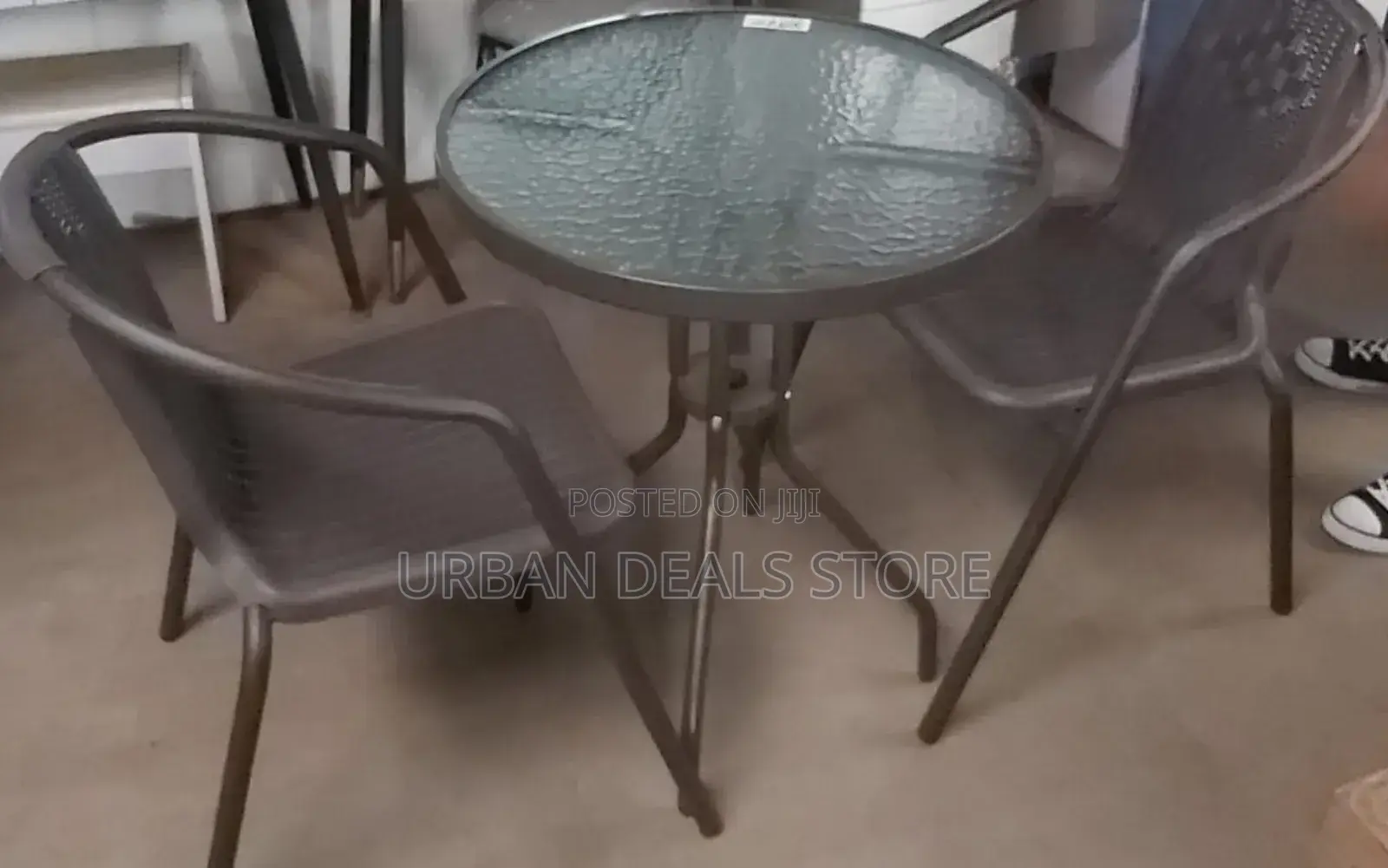 Executive 2 Seater Outdoor/Balcony Set Fully Metallic