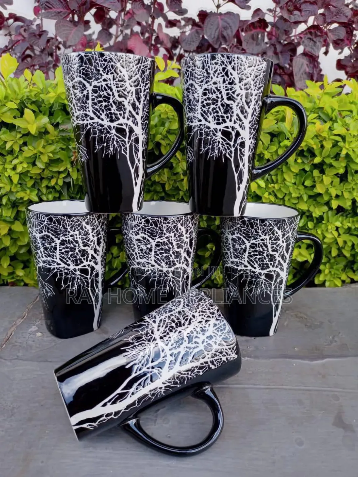 Tree Mugs 6 Pieces
