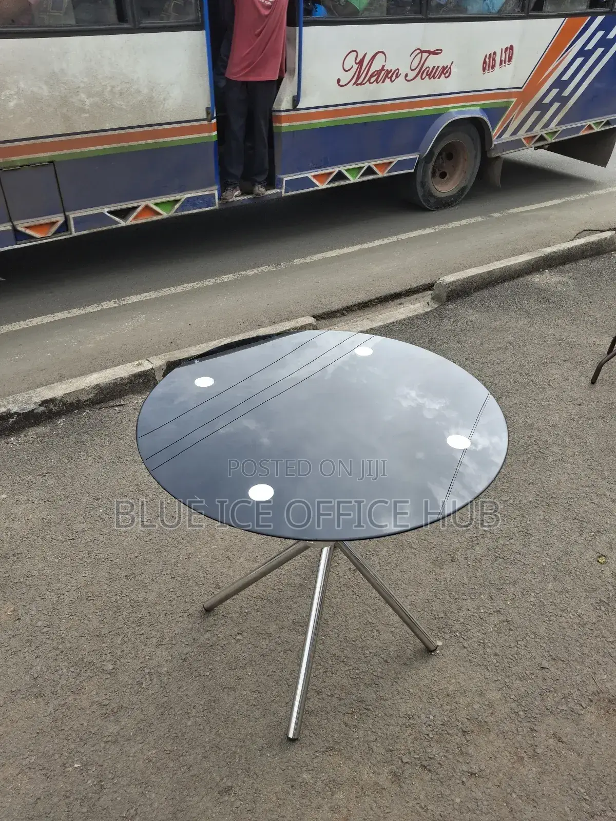 Glass Balcon Table