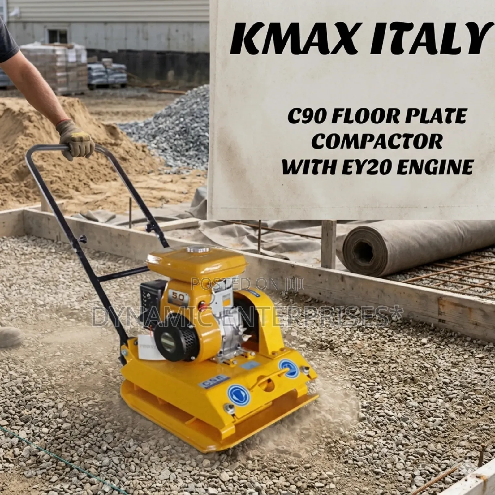 Kmax Italy Floor Plate Compactor