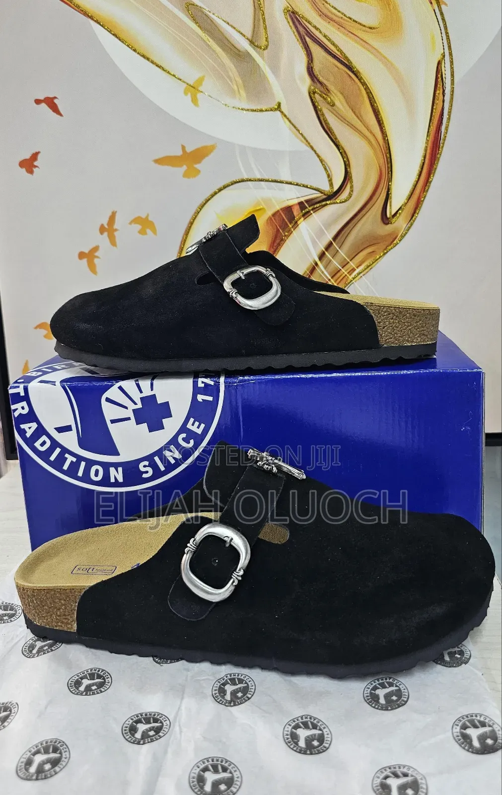 Chrome Hearts Birkenstock Slides 'black'
Original Quality