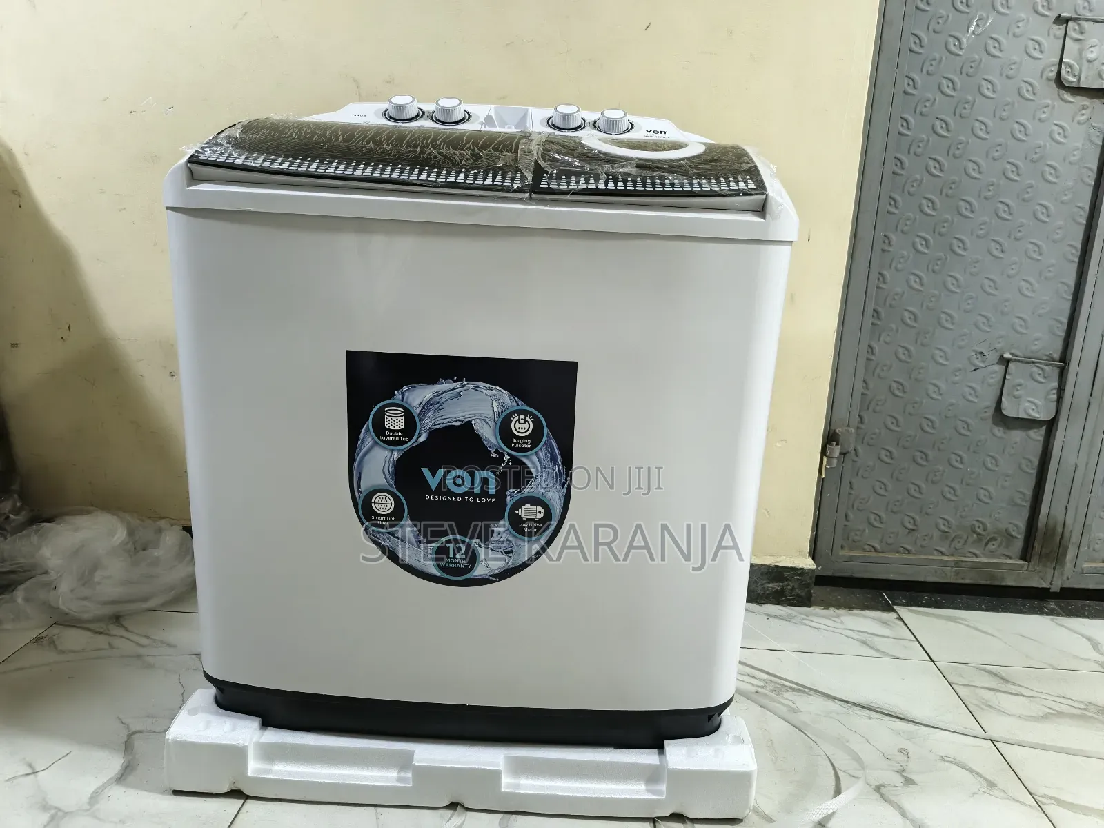 Von 13kg Twin Tub Washing Machine