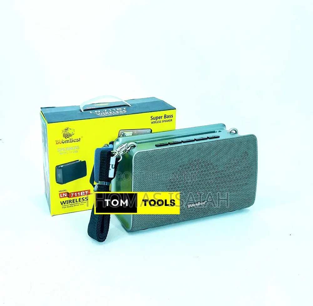 Green Boombest Ln711bt Super Bass Bluetooth Speaker Radio