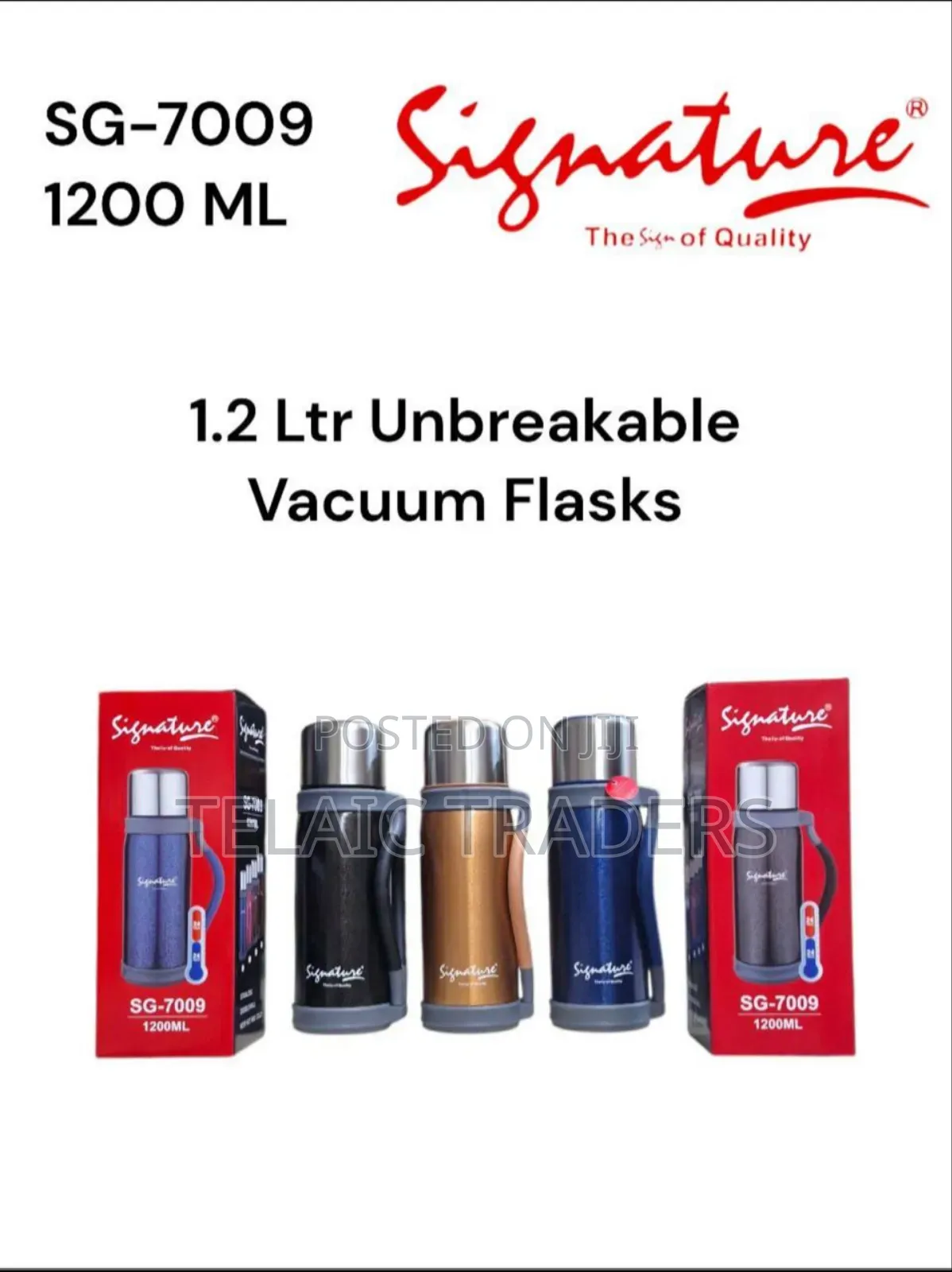 Signature 1.2ltr Flask