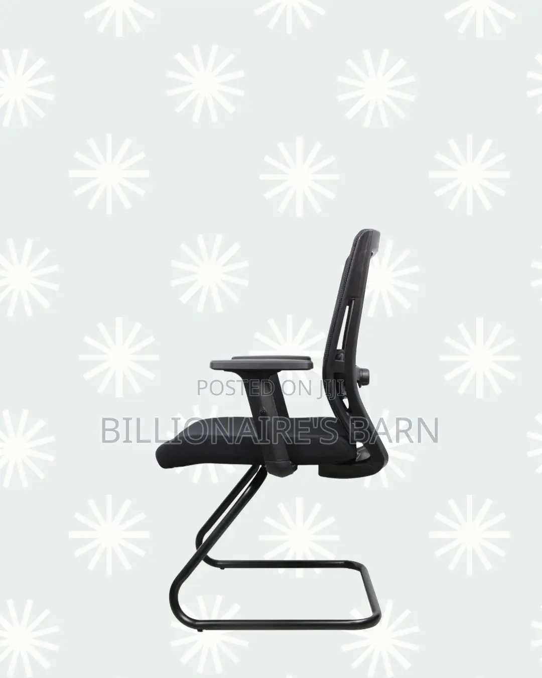 Visitor Chair for Reception and Office — Strong Base Stability