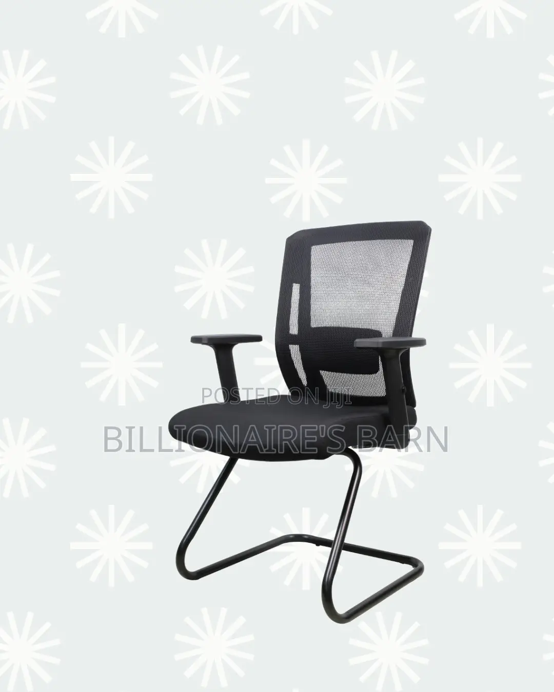 Visitor Chair for Reception and Office — Strong Base Stability