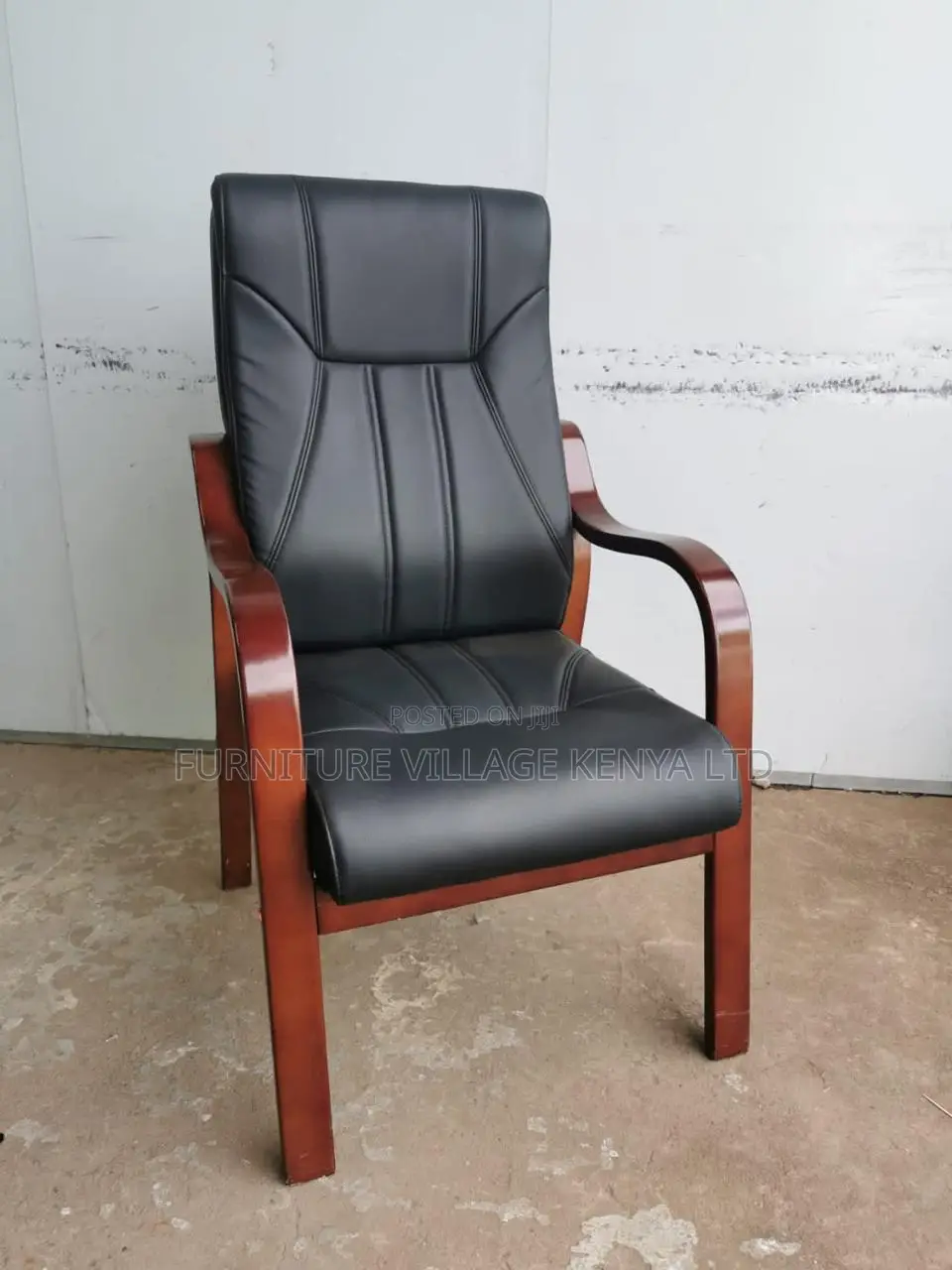 Office Chair; Office Chair ;Executive Office Chair With Mahogany Frame