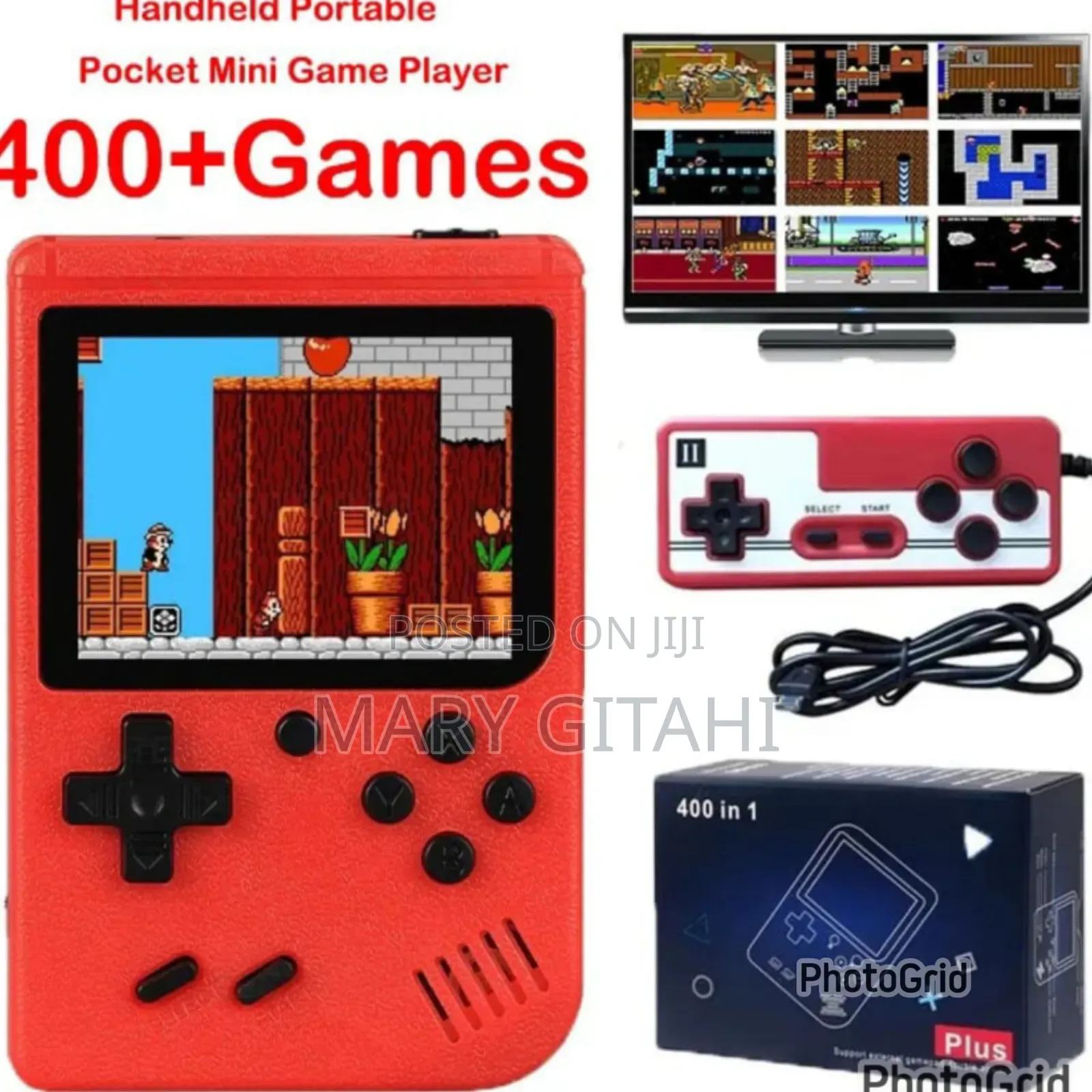 Mini Video Game Console  . In-built 400 Games,