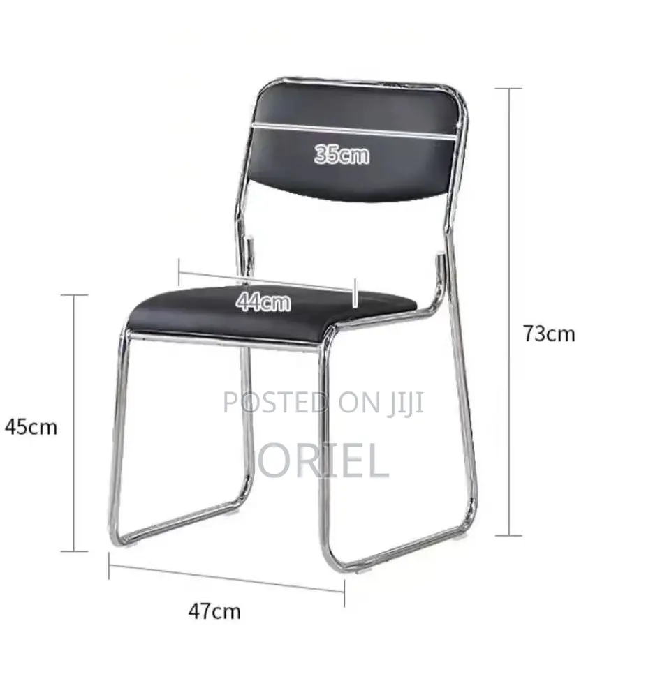 Office Chairs; High-Quality Chrome Frame Stack Chair