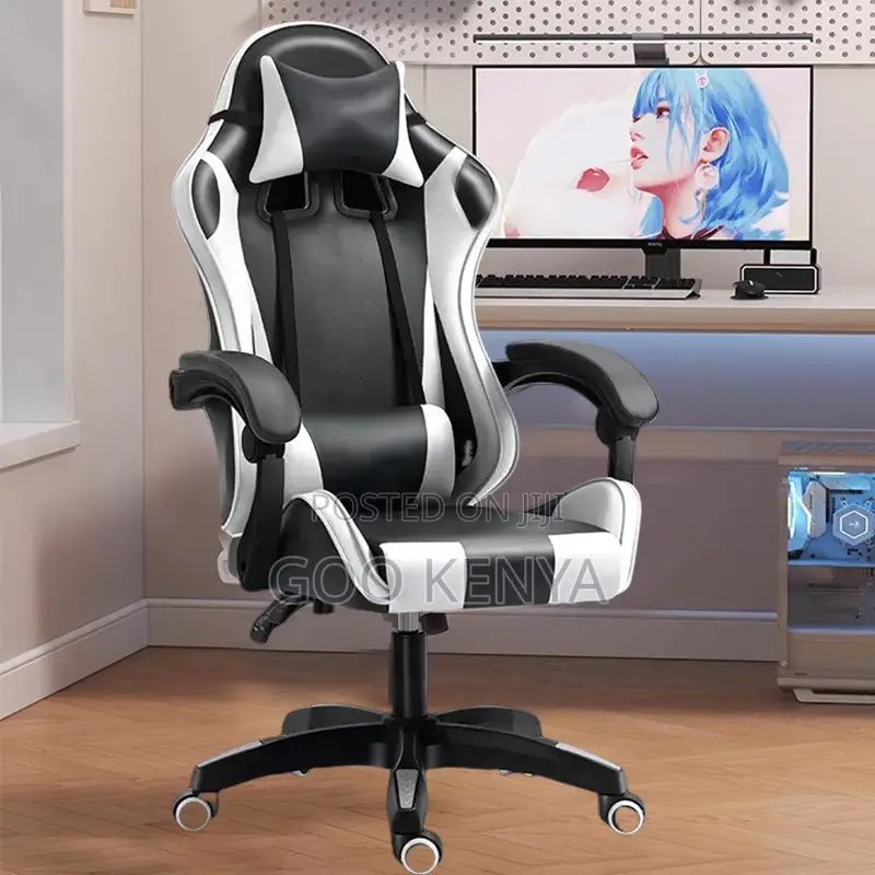Office Chair;High Back Leather Recline Chair For Gaming And Study Desk