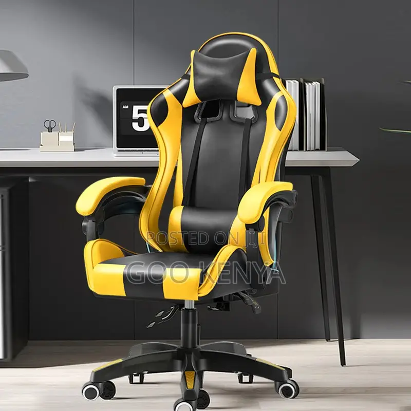 Office Chair;High Back Leather Recline Chair For Gaming And Study Desk