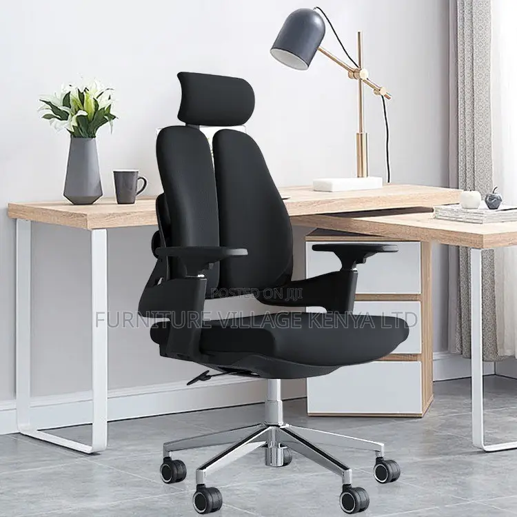 Office Chair; Executive Orthopedic Dual Office Seat