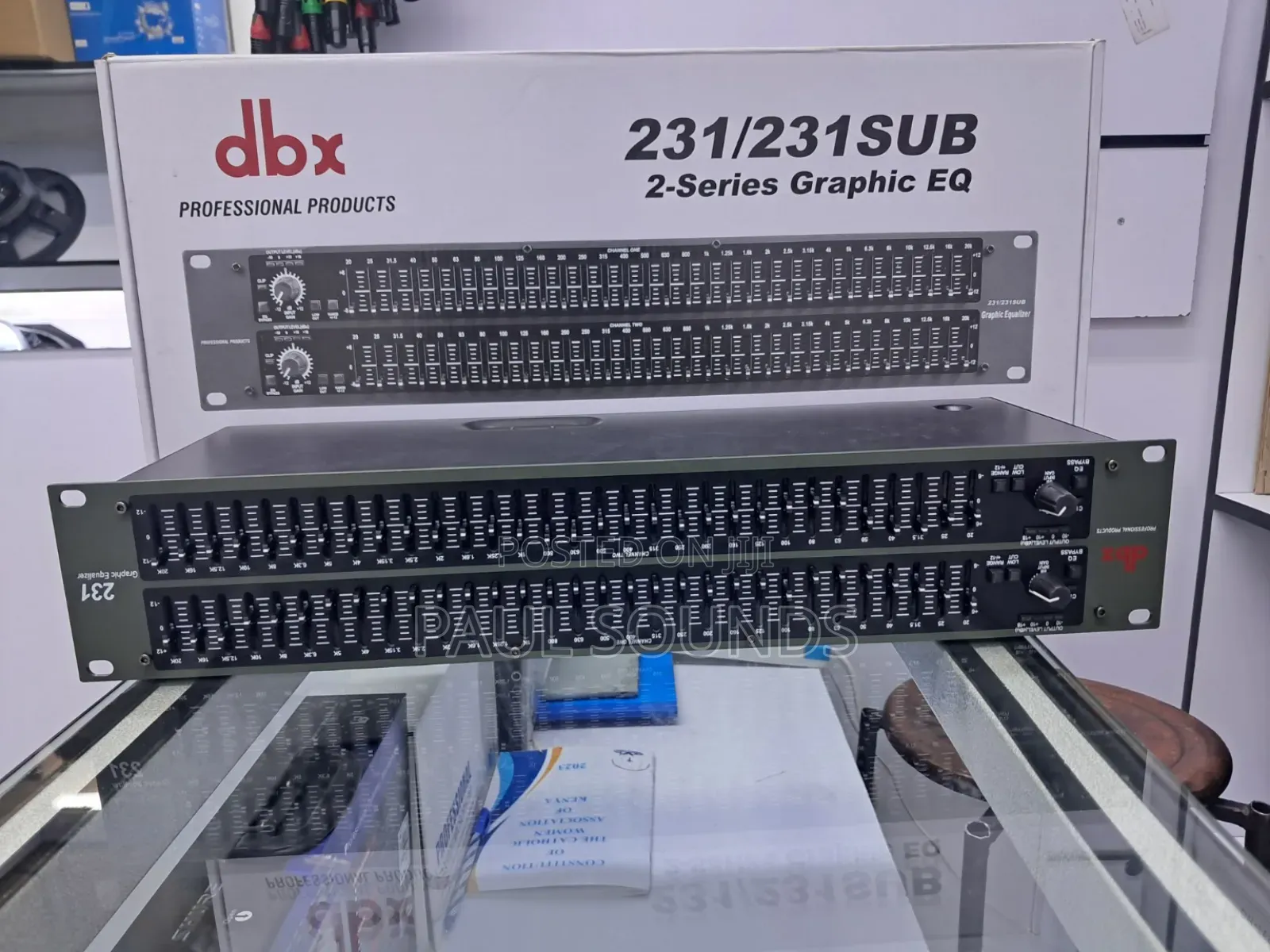 DBX 231 2-Channel 31-Band Graphic Equalizer