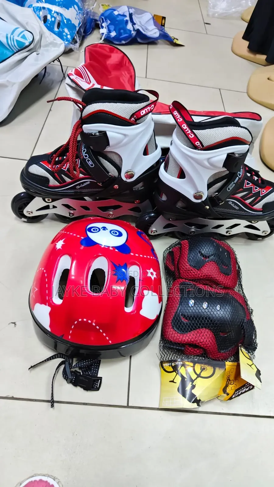 Kids Inline Skates Set With Helmet Pads – Safe Skating Fun