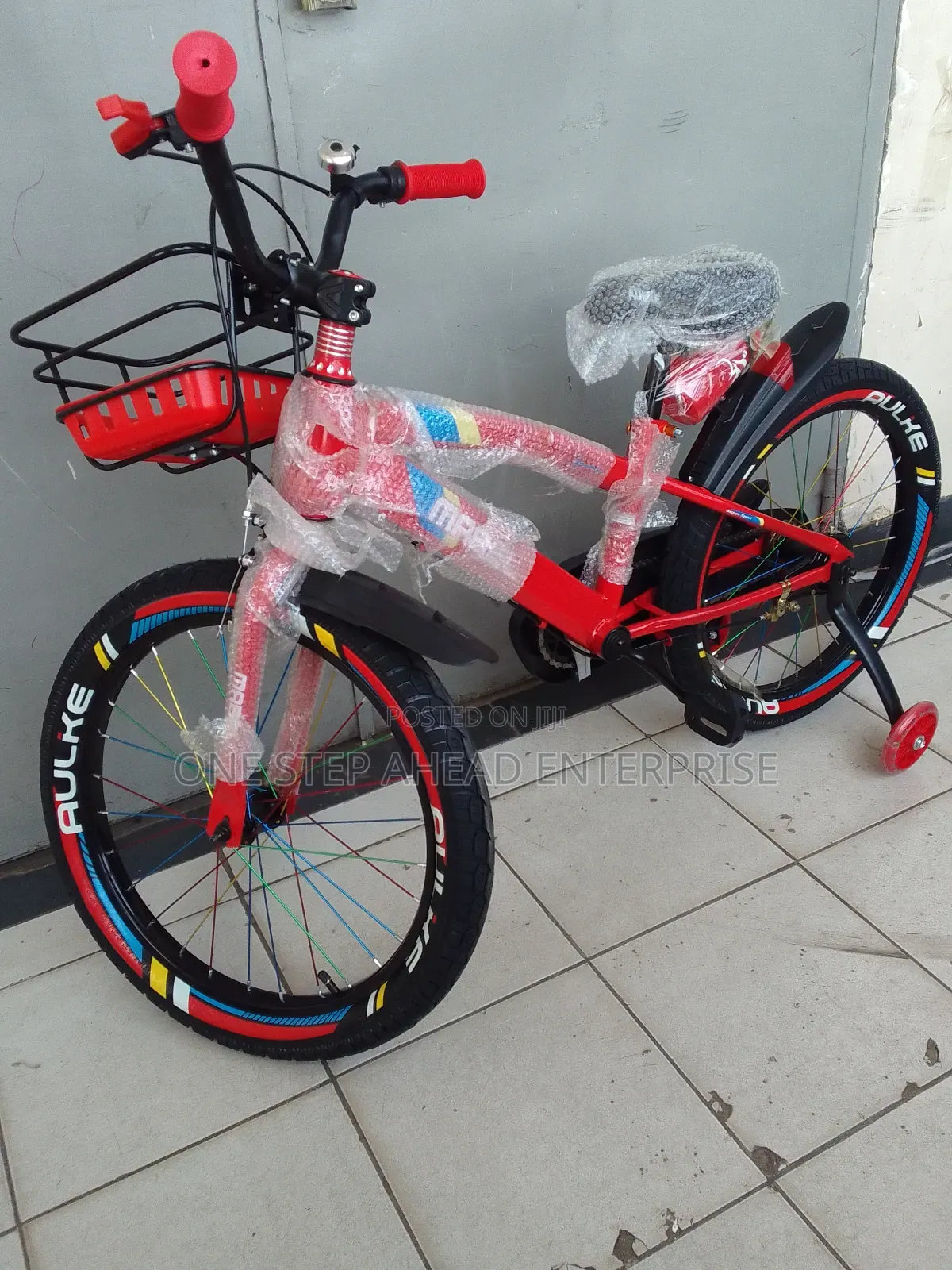 Size 20 Bike Red With Strong Wheels Durable