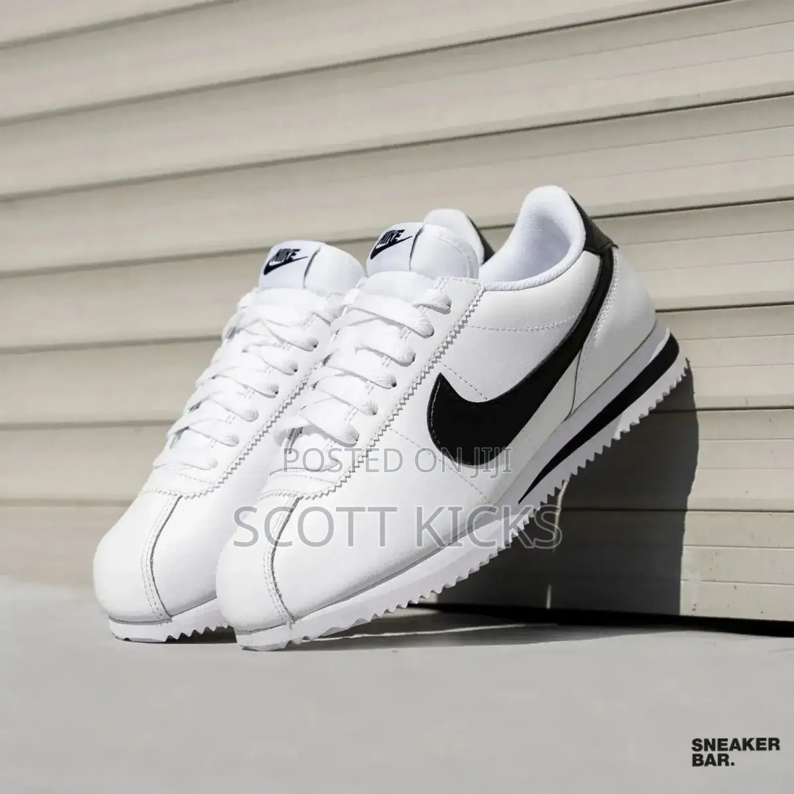 Nike Cortez White Black Unisex