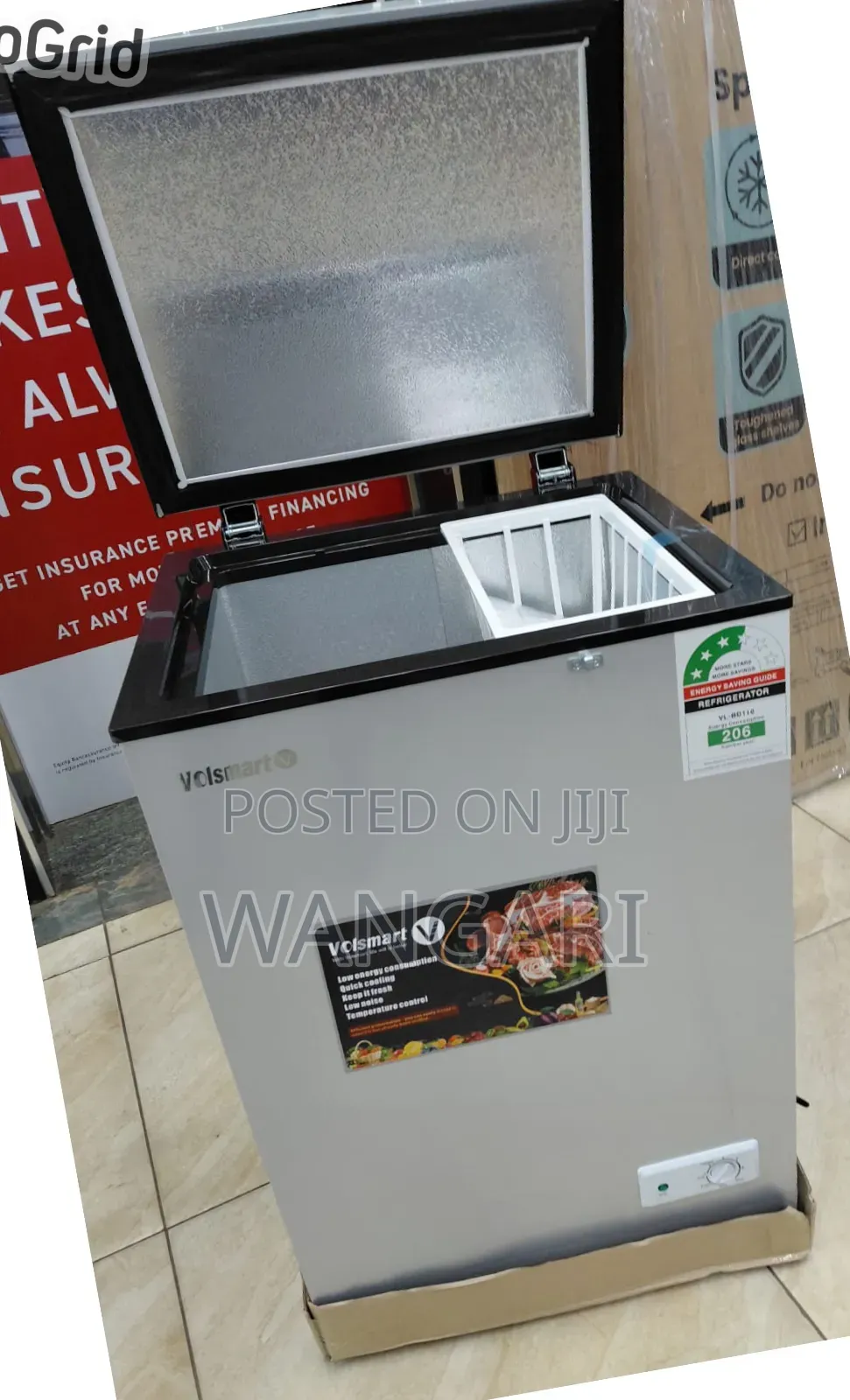 Volsmart Brand New 110 Litres Freezer