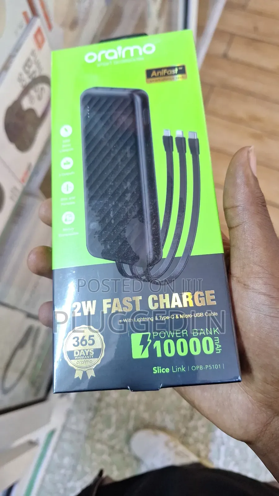 Oraimo Slice Link 10,000mah Power Bank.