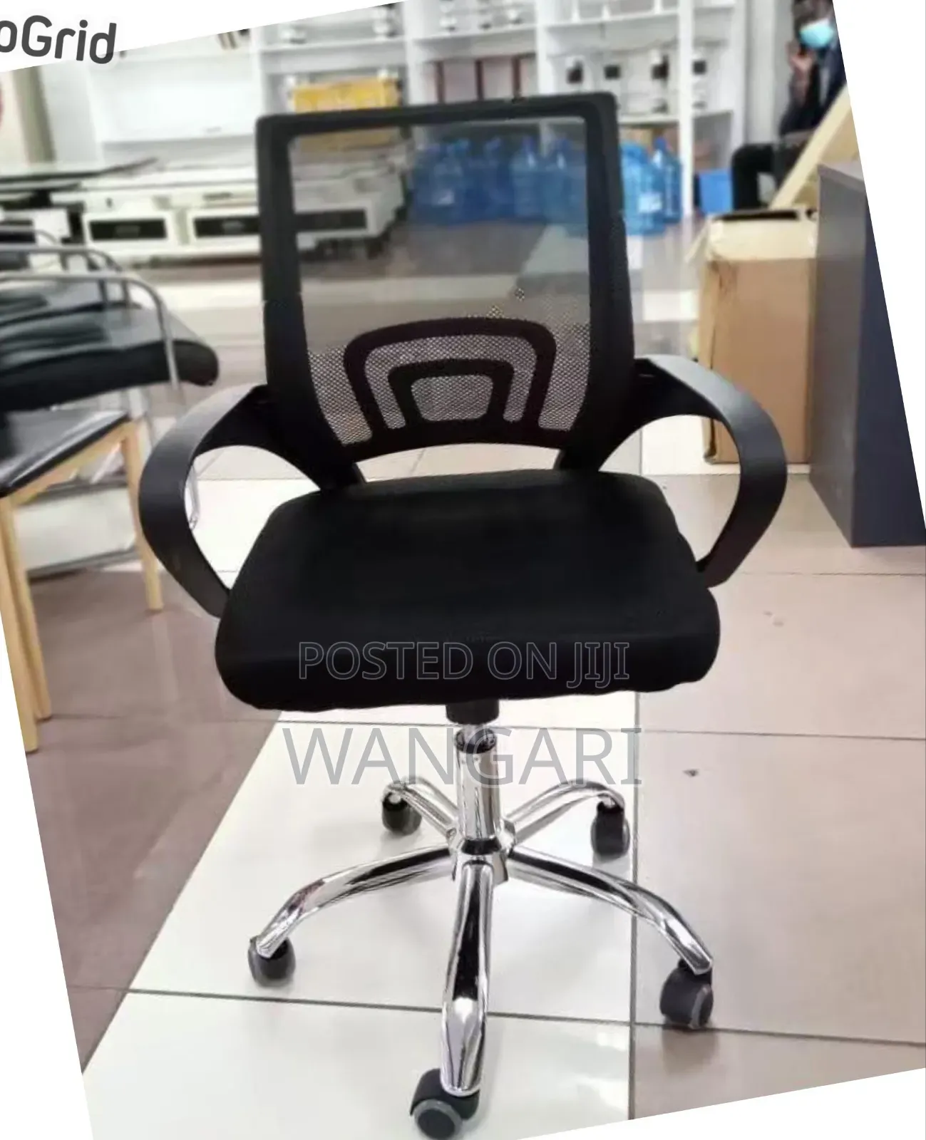 Brand New Secretarial Mesh Office Chair Lumber Support