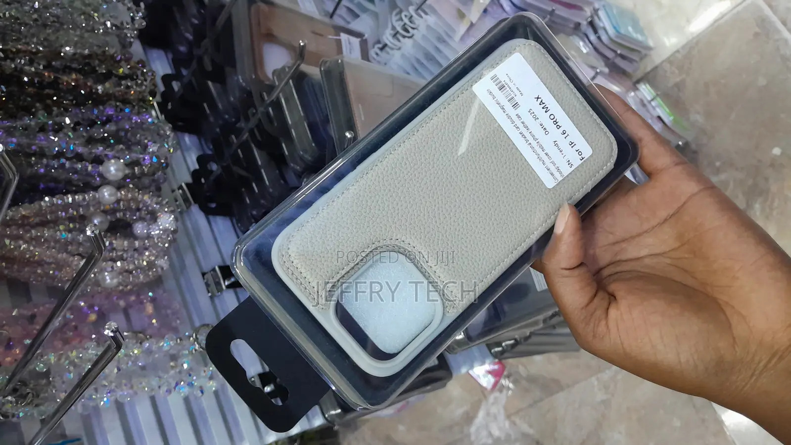 Kinngfa iPhone 16 Pro Max Smooth Leather Full Grain Smooth Case -White