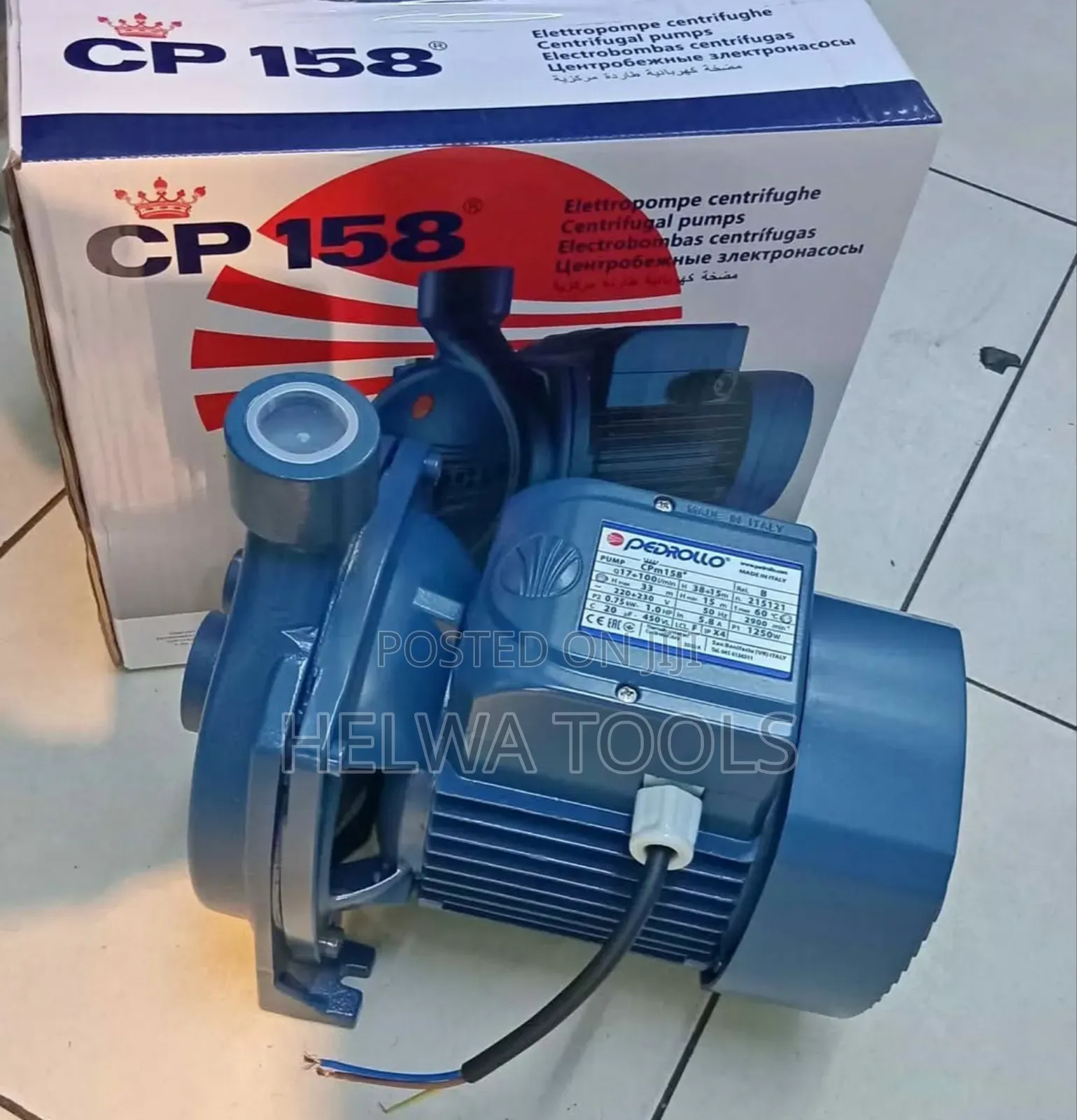Pedrollo 1 Hp, Pedrollo Water 1 Hp