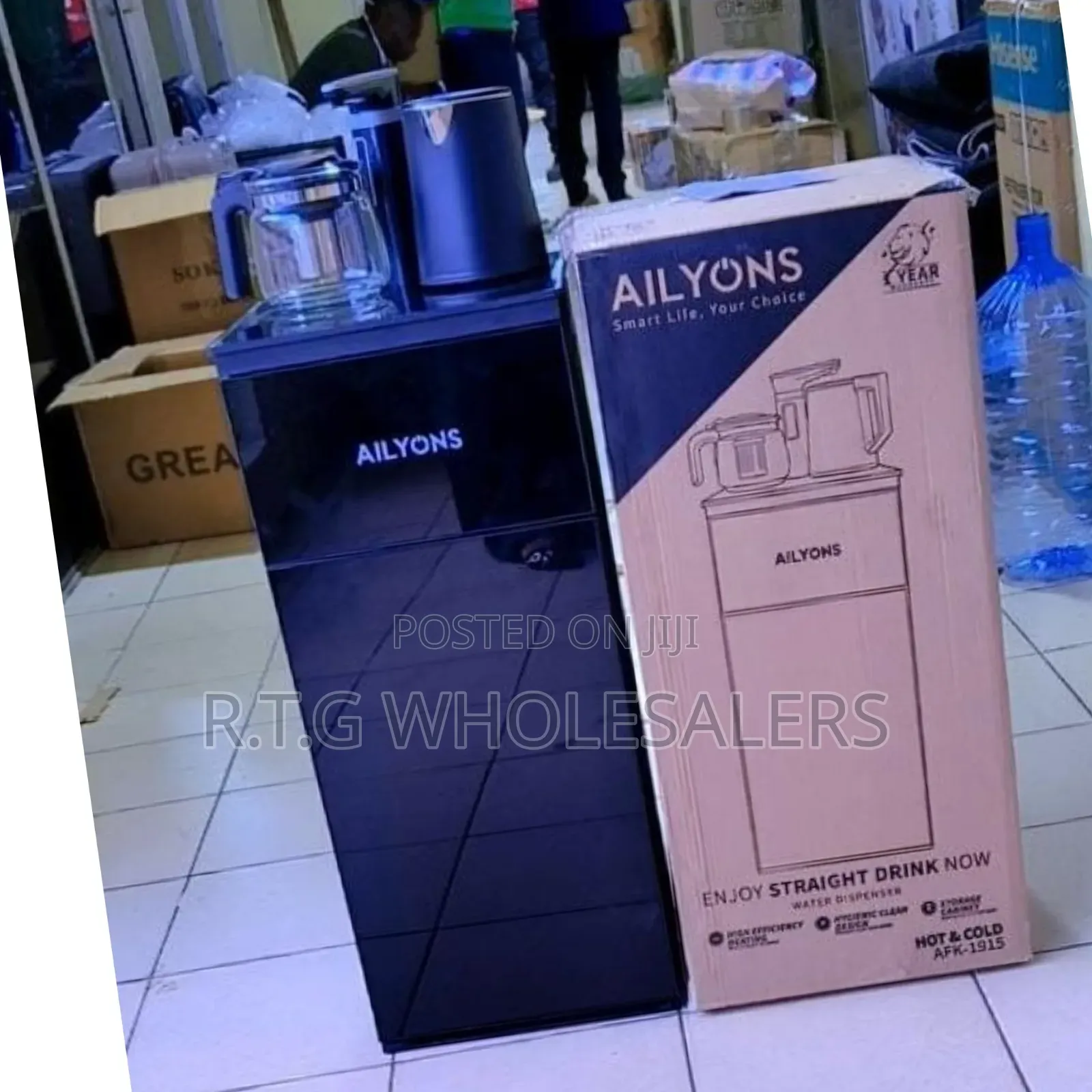 Ailyons Bottom Load Hot Cold Dispenser – Easy Bottle Load