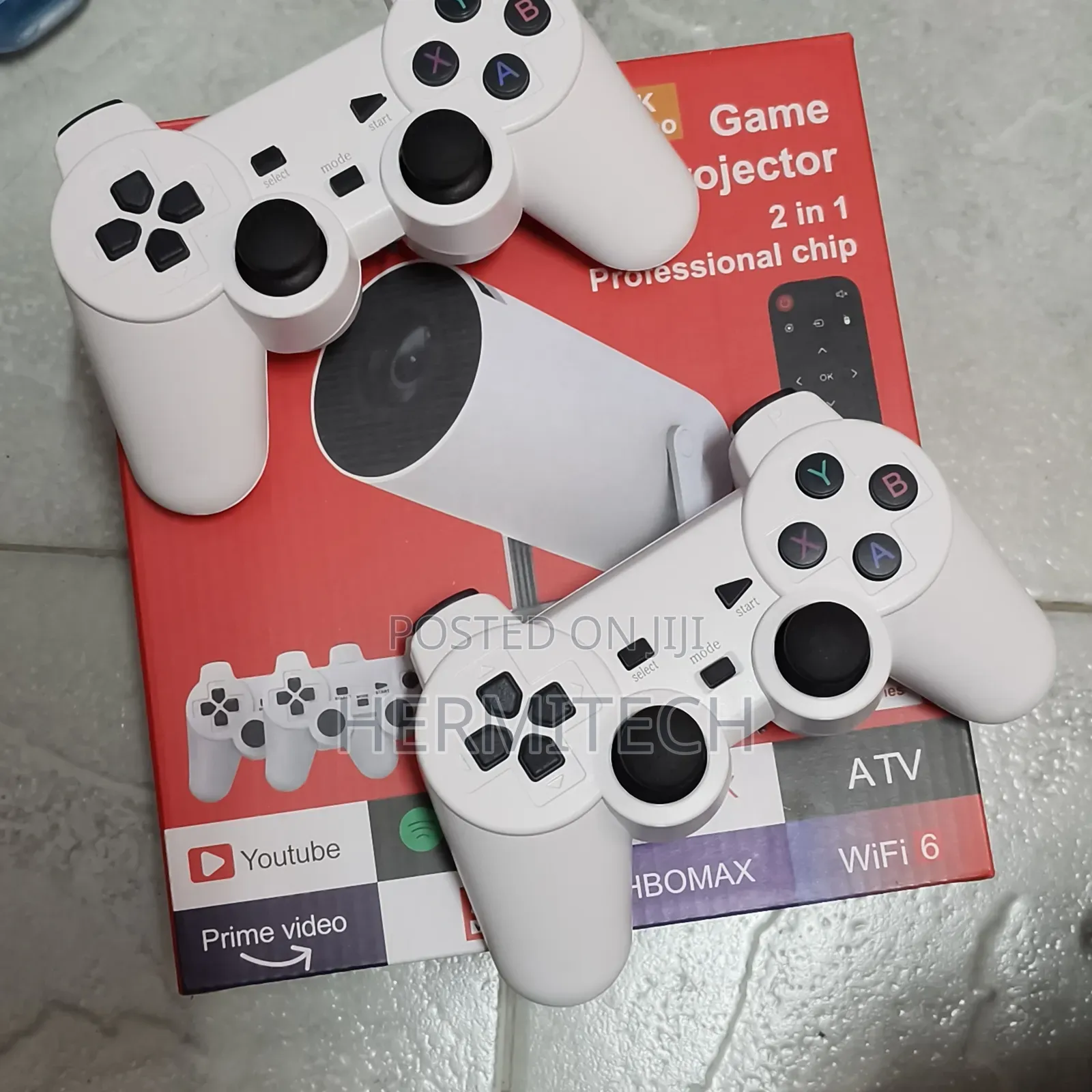 Gaming Projector With Downloaded Games With Video Resolution