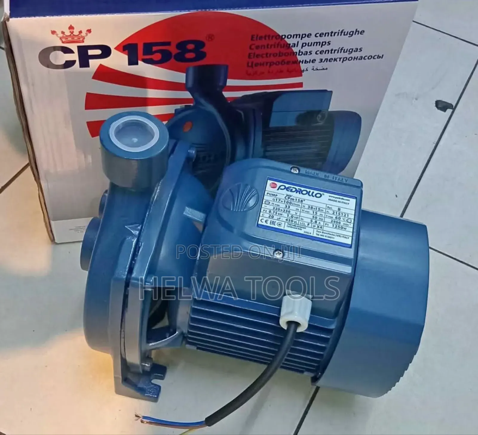 Pedrollo Surface Pump, 1hp