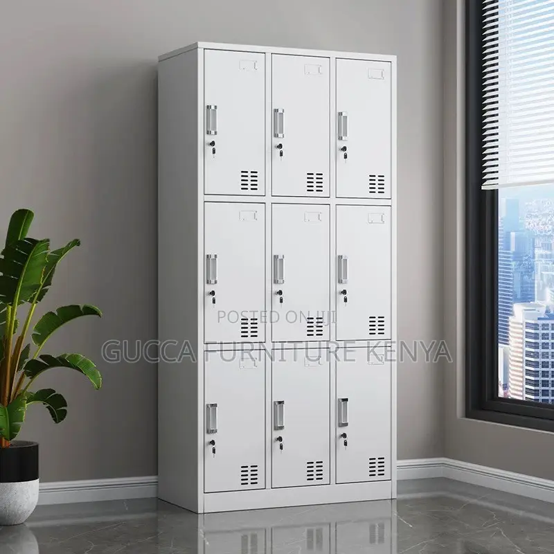 9-locker Metallic Office Filling Cabinet