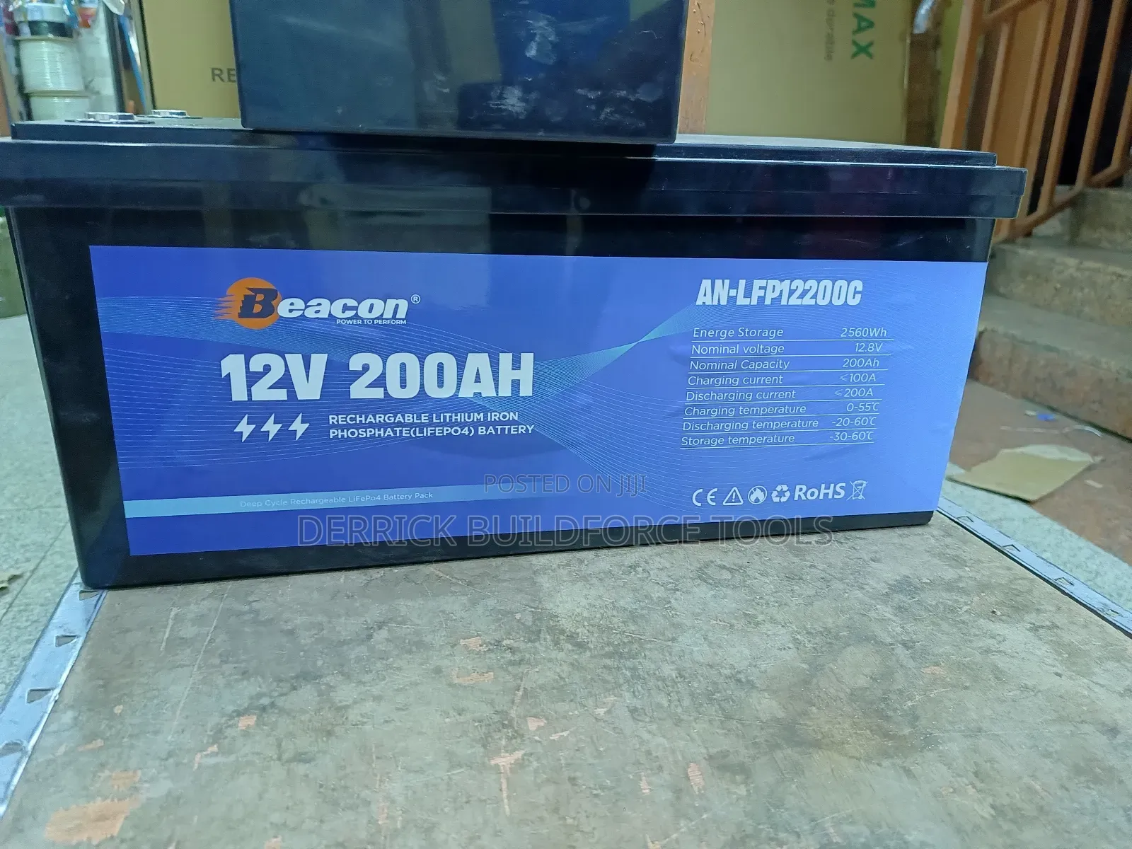 Beacon 12v 200ah Rechearable Lithium Ion Battery