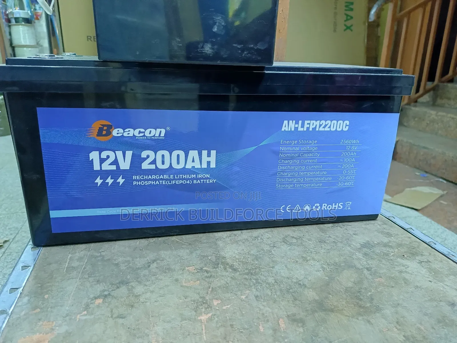 Beacon 12v 200ah Rechearable Lithium Ion Battery