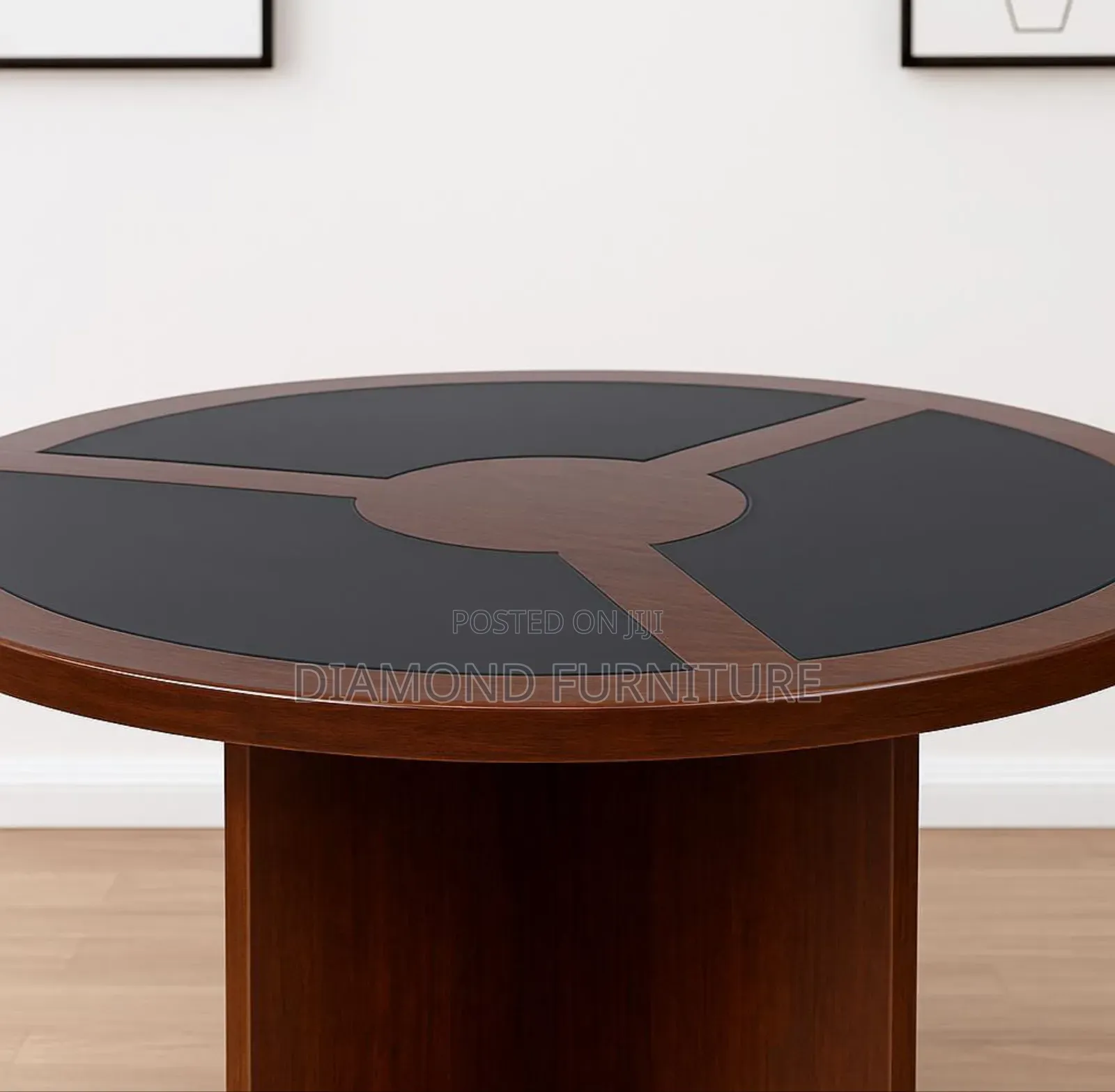1.2m Round Conference Table 4 Seater | Modern Office Meeting Table |
