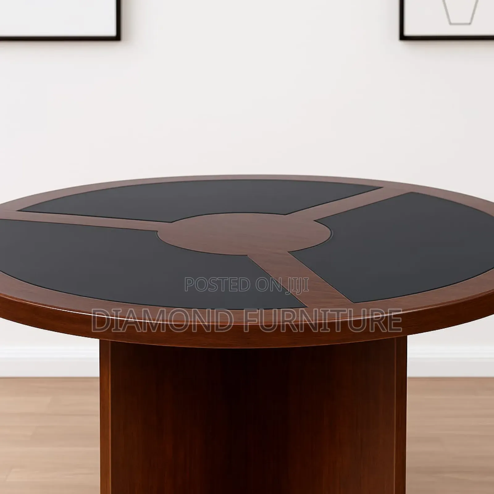 1.2m Round Conference Table 4 Seater | Modern Office Meeting Table |