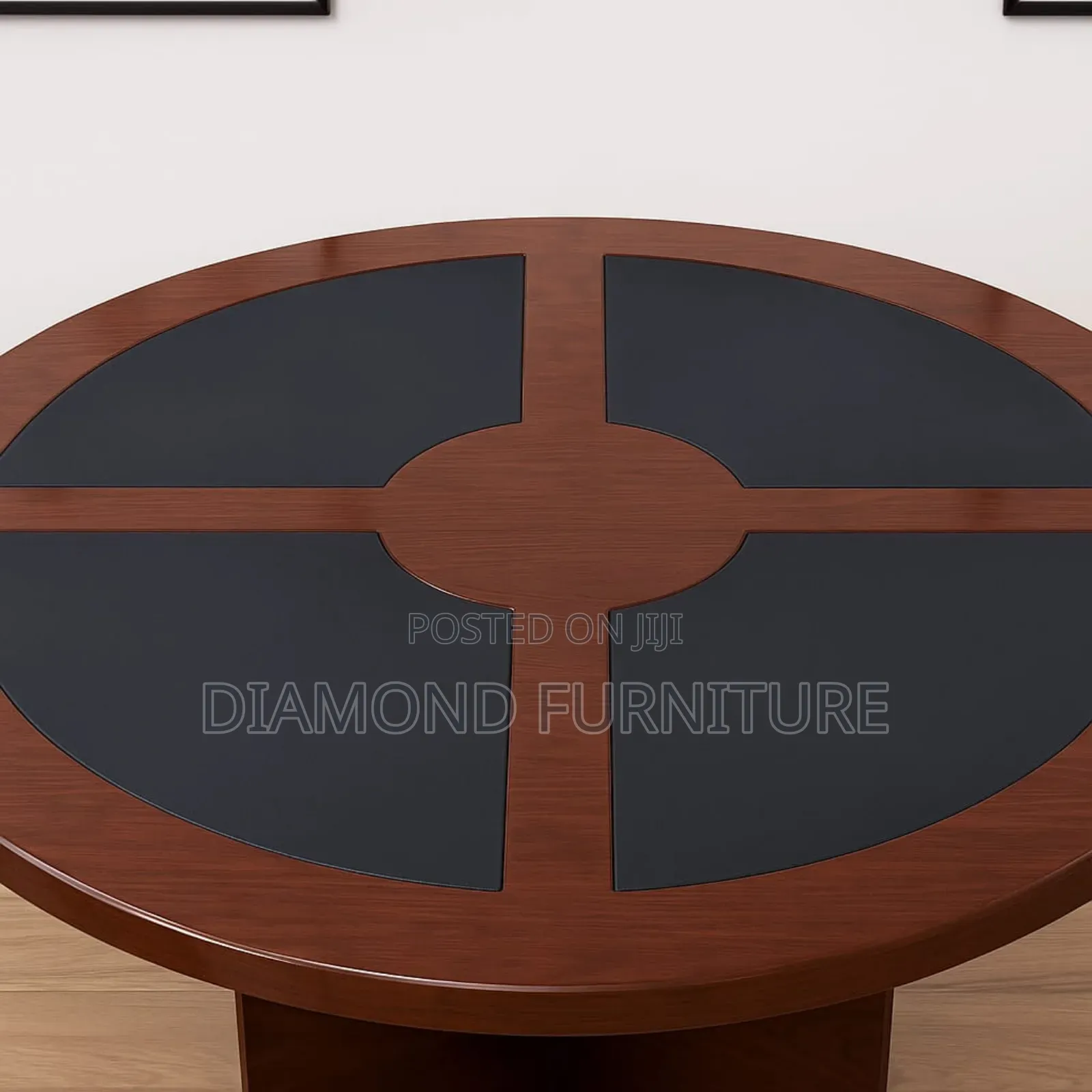1.2m Round Conference Table 4 Seater | Modern Office Meeting Table |