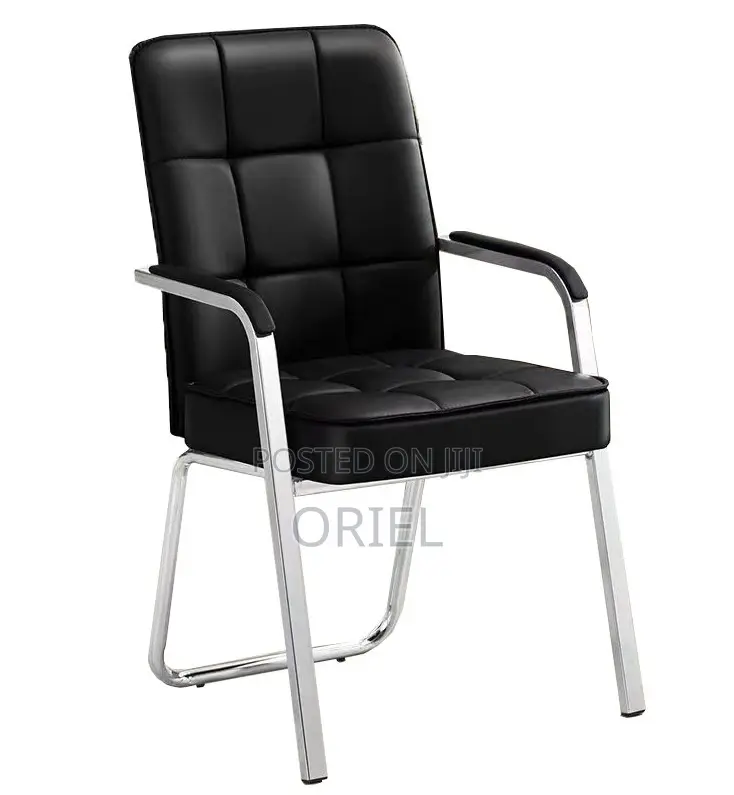 Modern Office Visitor Chair : Executive Office Leather Guest Chair