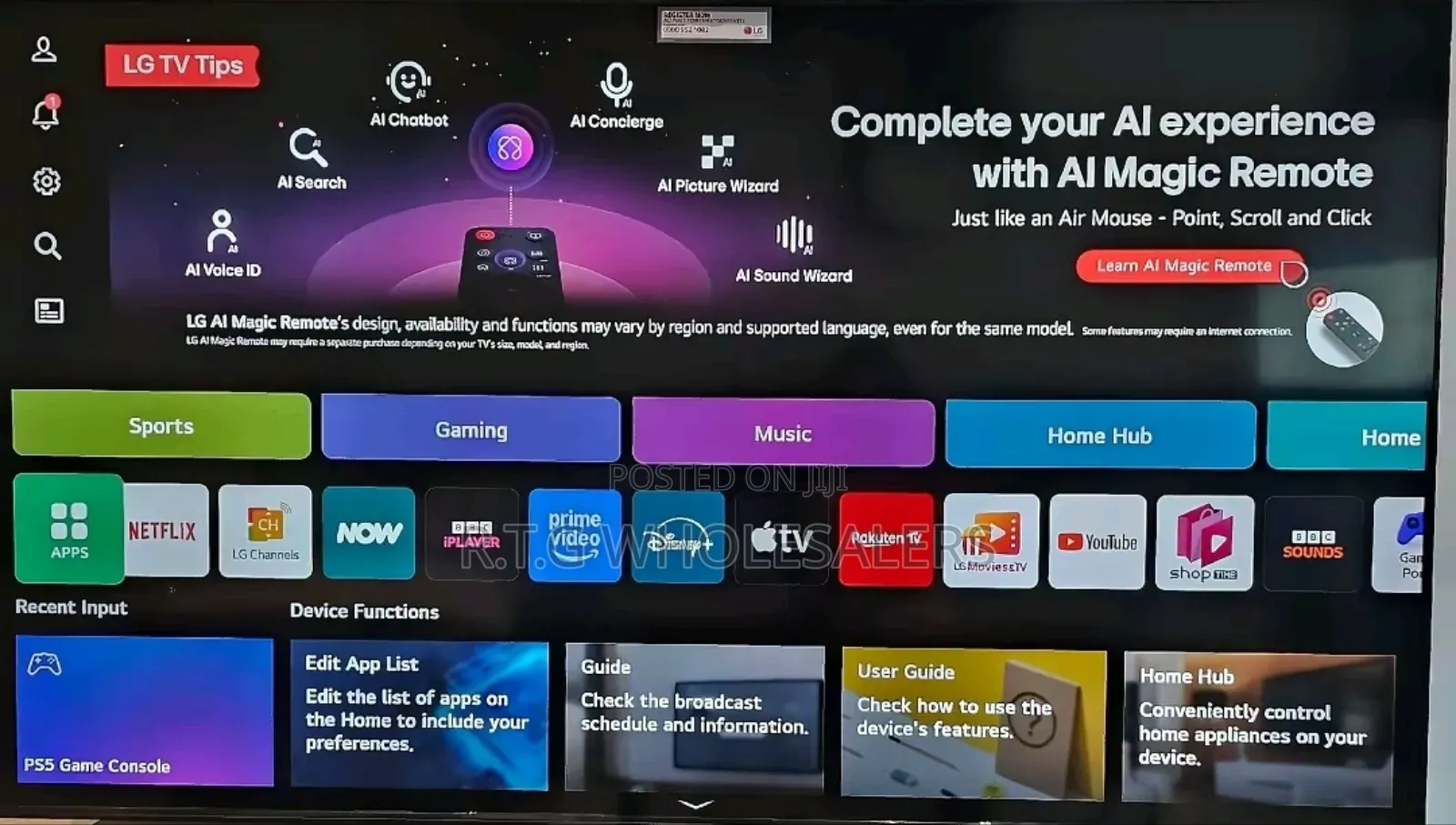 Lg 75” Qned80 Ai Uhd Webos Tv