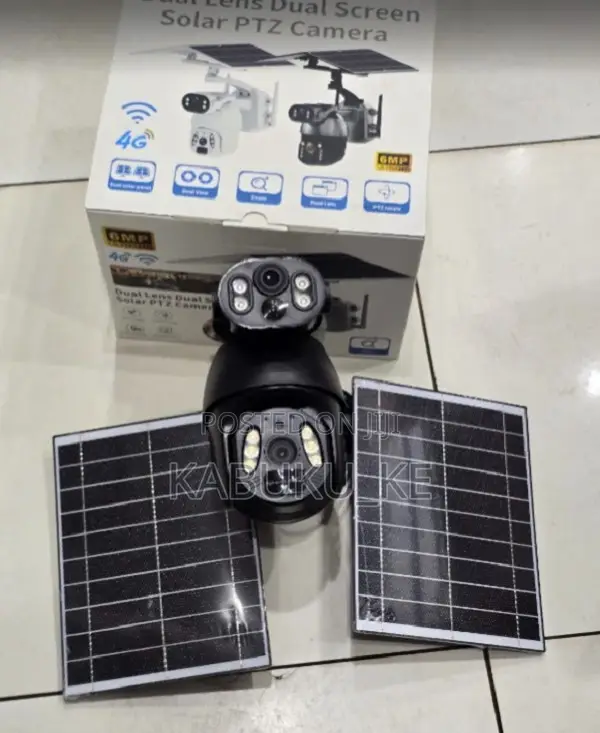 Simcard Solar Powered 4g Gsm Ptz 360 And Dual Lens Camera – Ubox