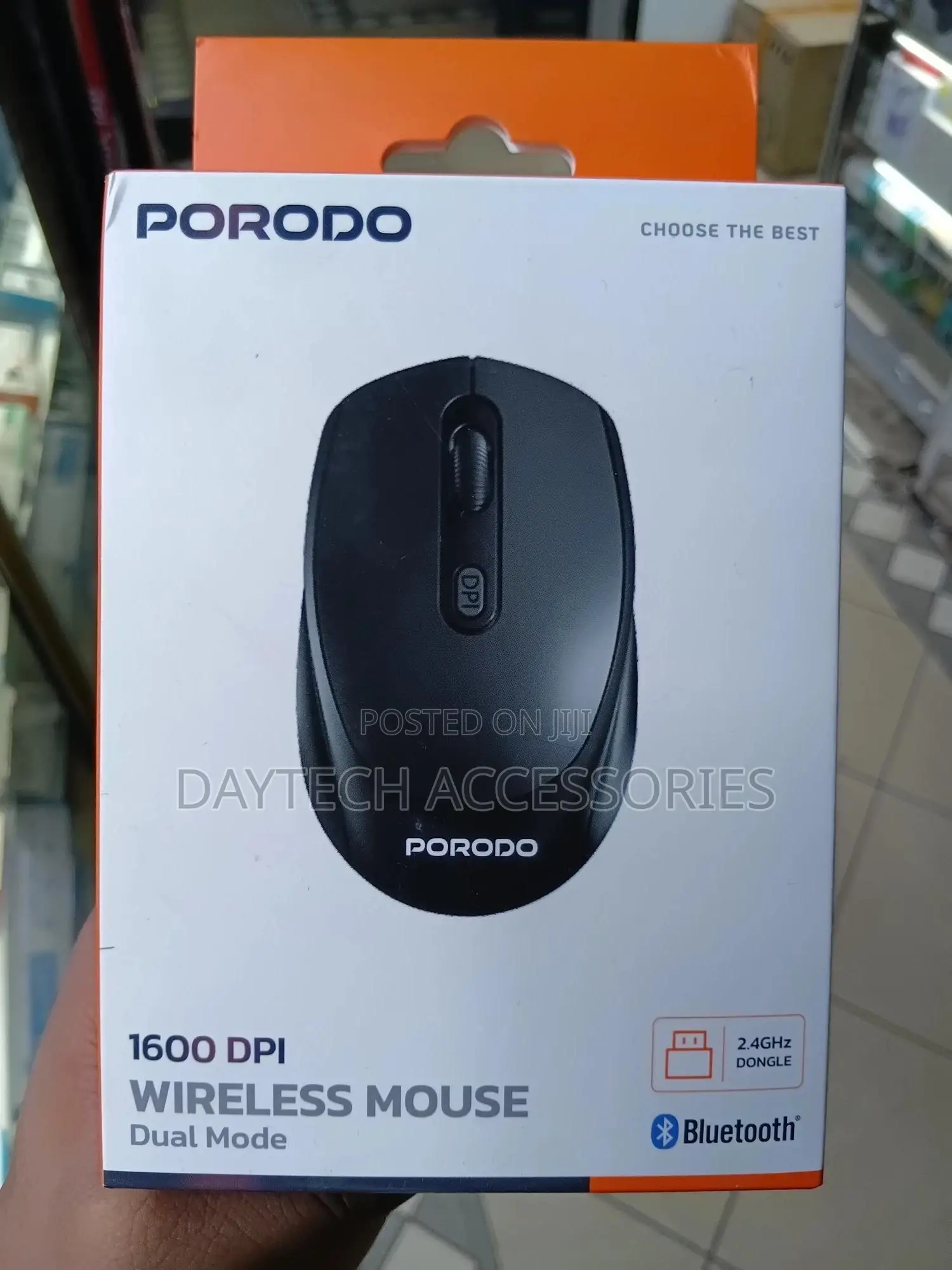 Porodo Dual Mode Wireless Mouse.