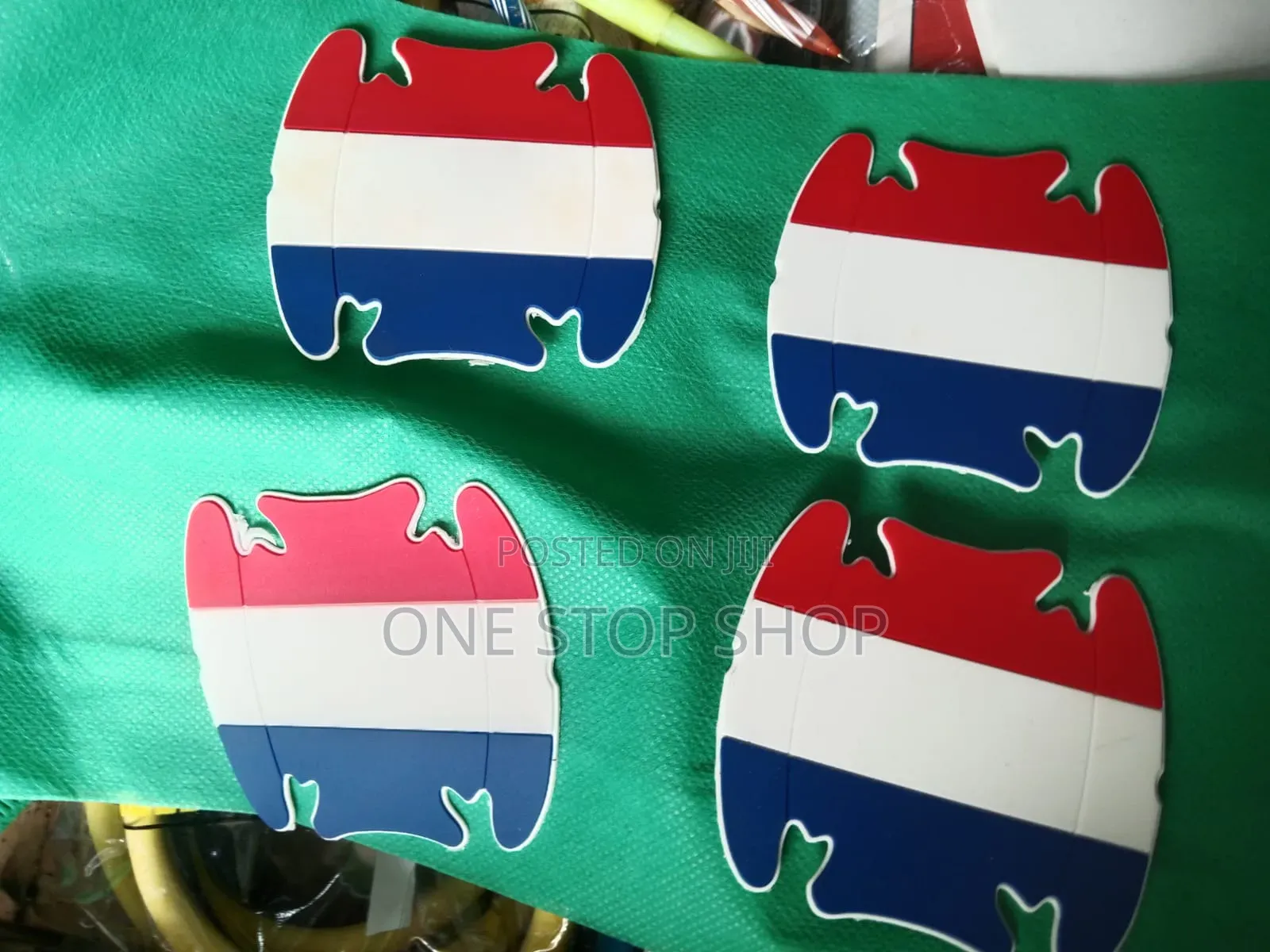 4pcs Car Door Cup Protector With France Colors