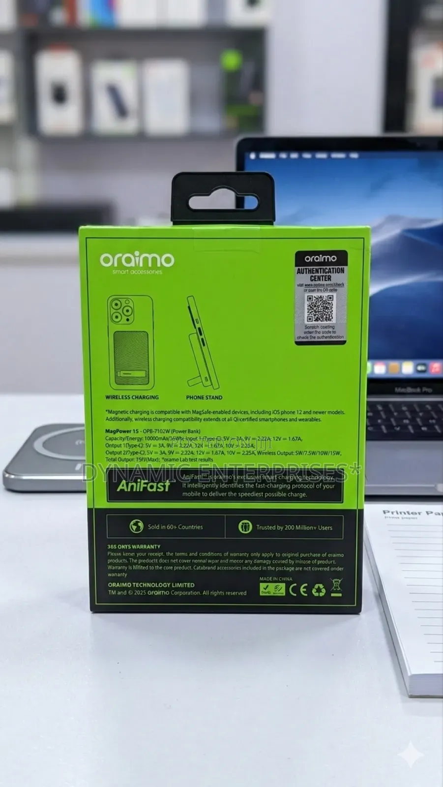 Oraimo Magpower 15 Power Bank(Model Opb-7102w)